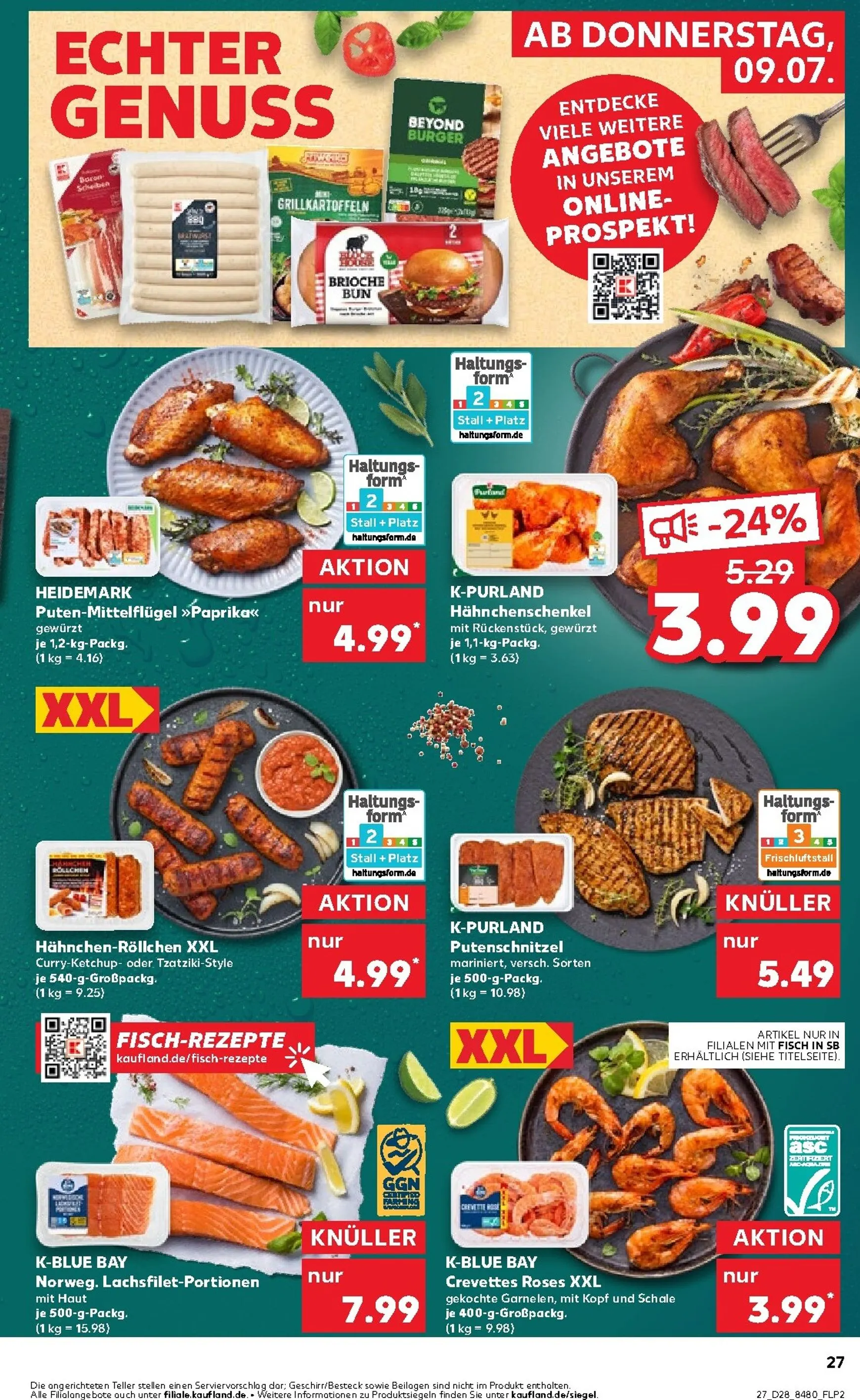 Kaufland Prospekt nächste Woche – von Donnerstag 09.07.2026 bis Mittwoch 15.07.2026 von 9. Juli bis 15. Juli 2026 - Prospekt seite 27