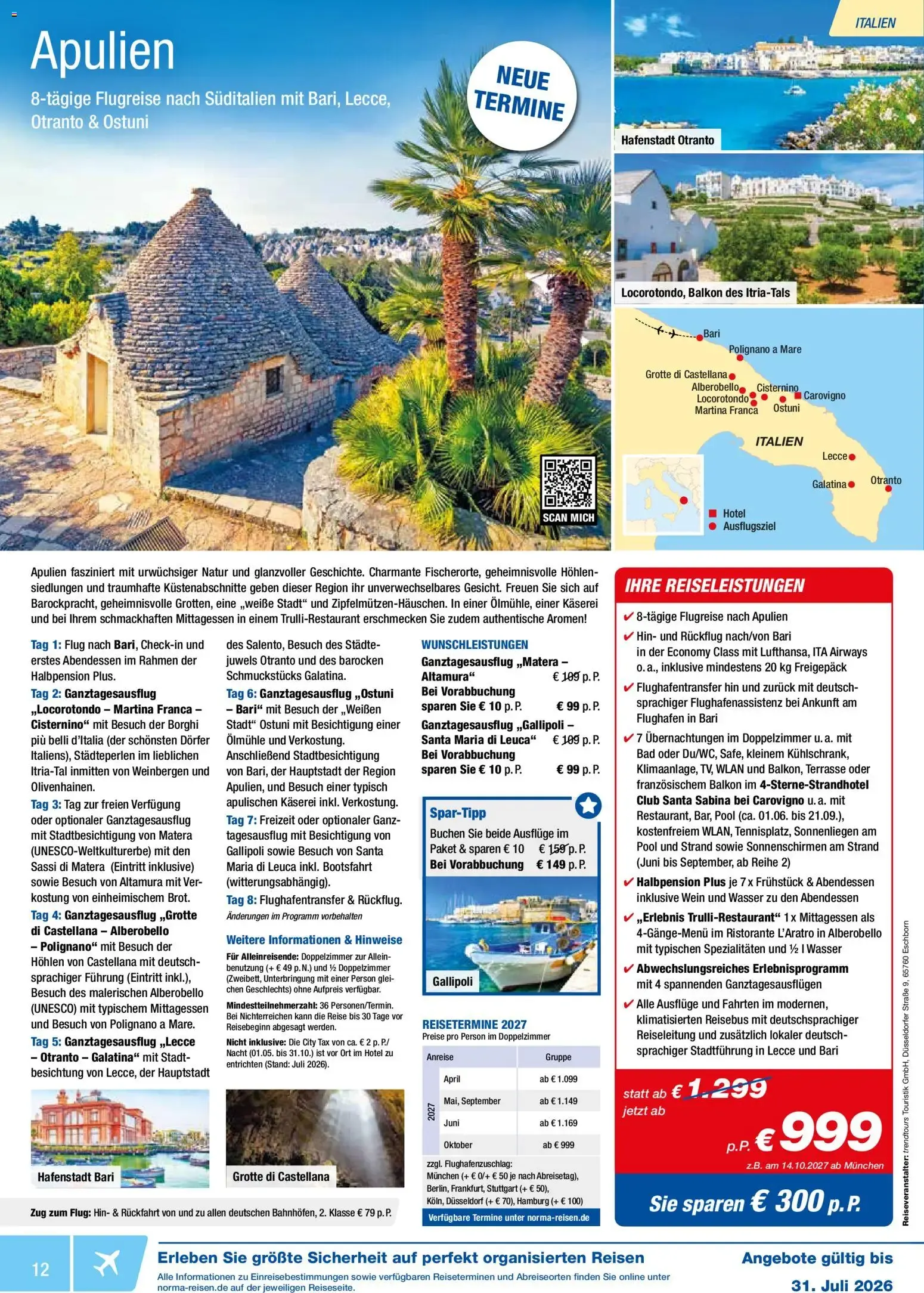 Norma-Reisen: Ofertas de Viaje - Isla Mauricio von 1. Juli bis 31. Juli 2026 - Prospekt seite 12