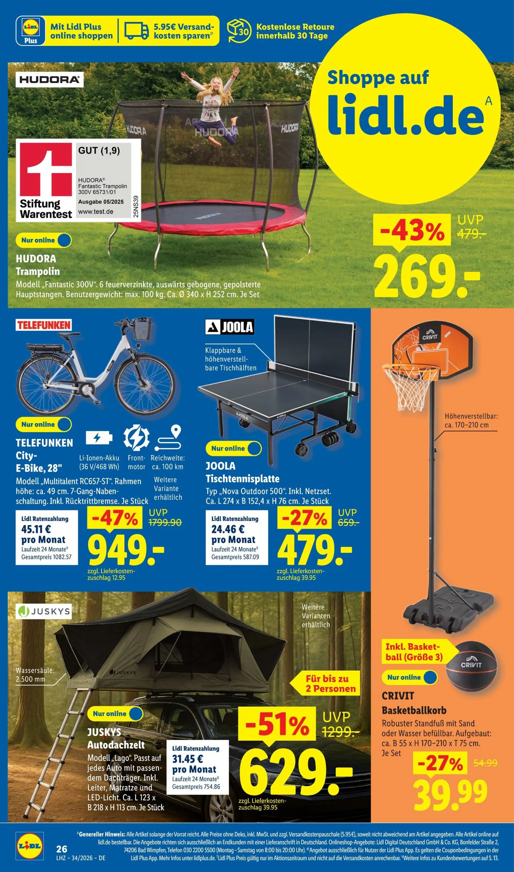 Lidl - Crivit Sport & Freizeit: Find Your Move von 17. August bis 22. August 2026 - Prospekt seite 13