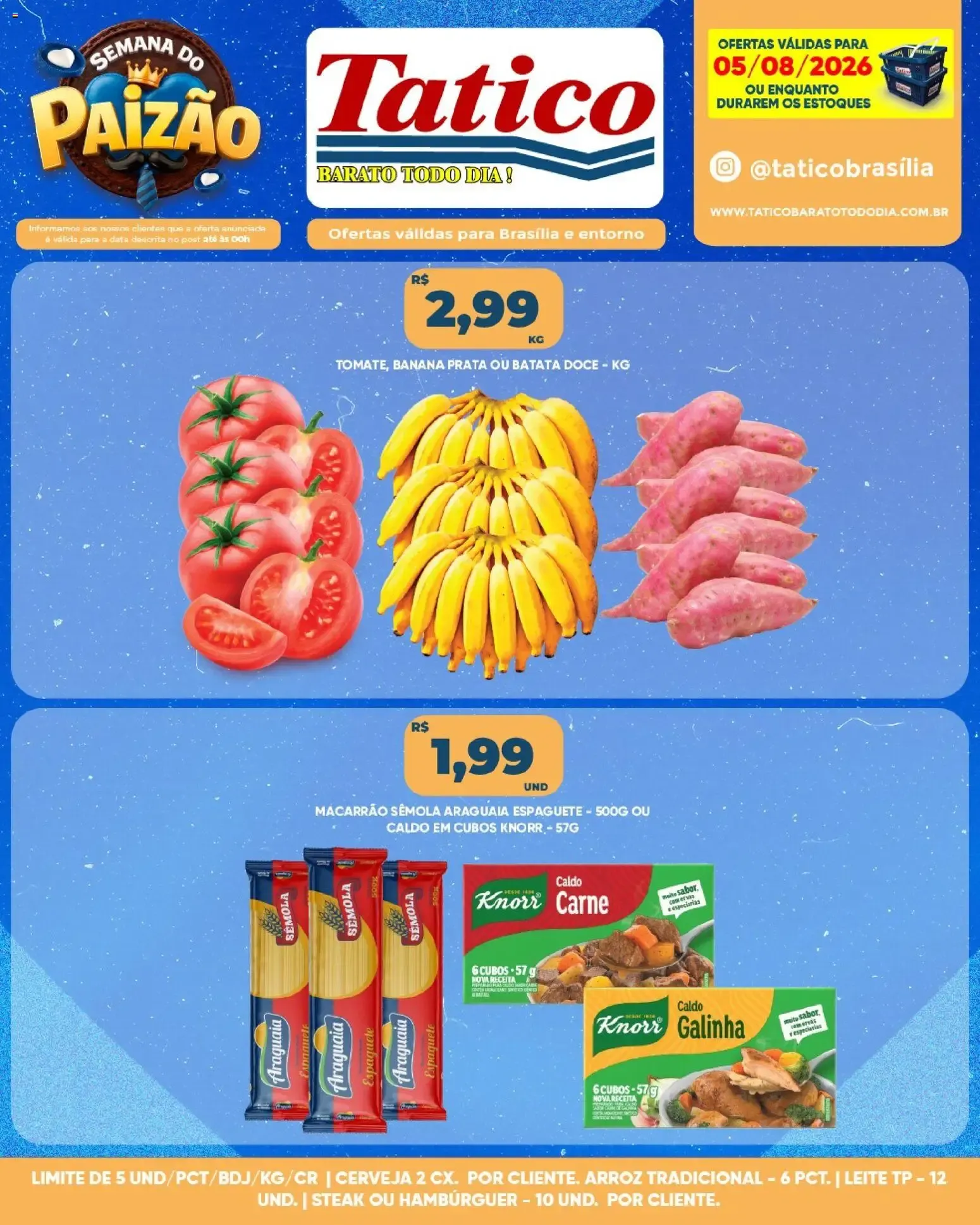 Encarte de Tatico | Semana do Paizão: Ofertas do Dia 06/08/2026 6 de agosto até 6 de agosto 2026 - Pagina 36