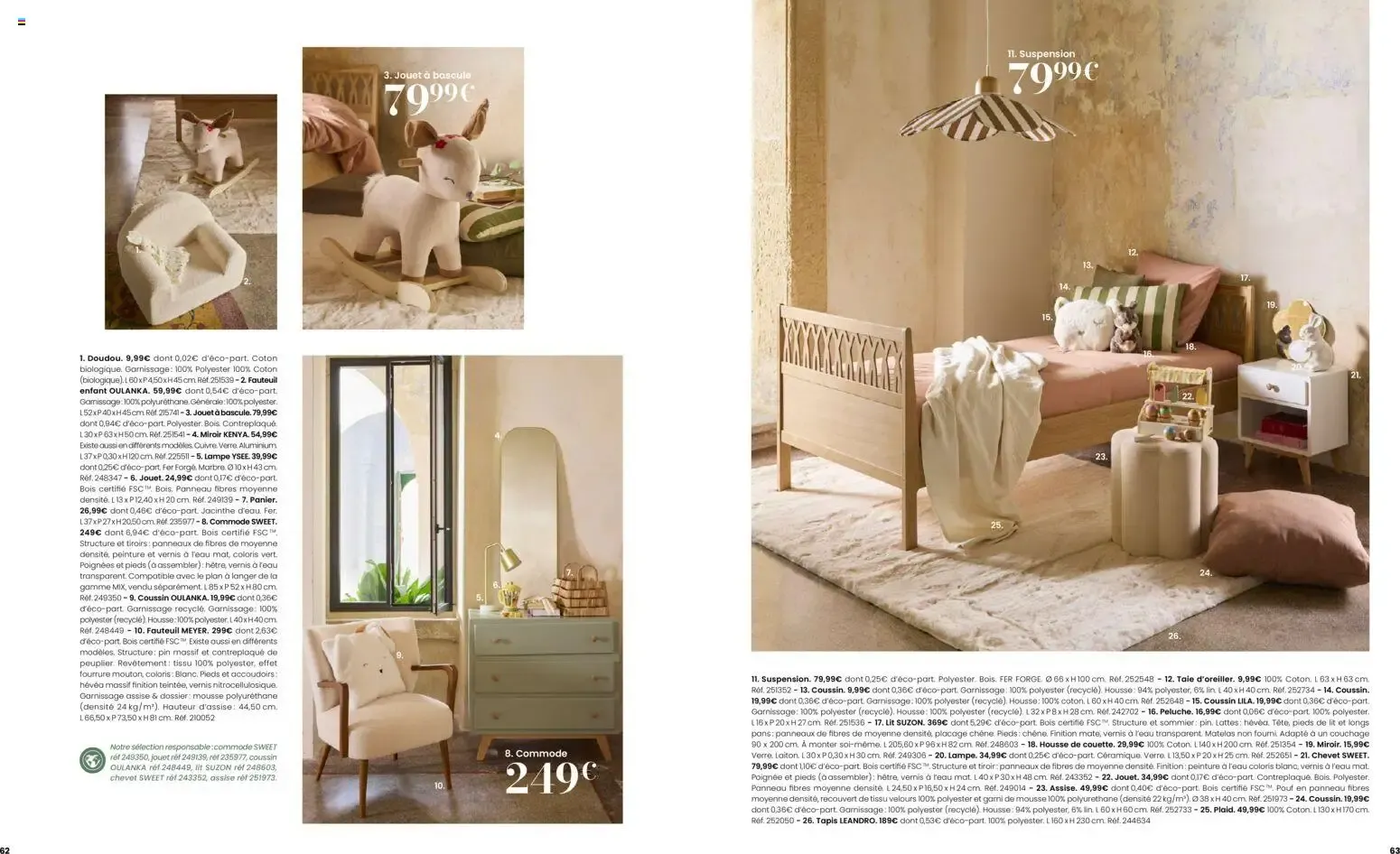 Maisons du Monde - Itinéraire Estival Collection Printemps - Été 2026 du 16 février au 1 septembre 2026 - Catalogue page 32