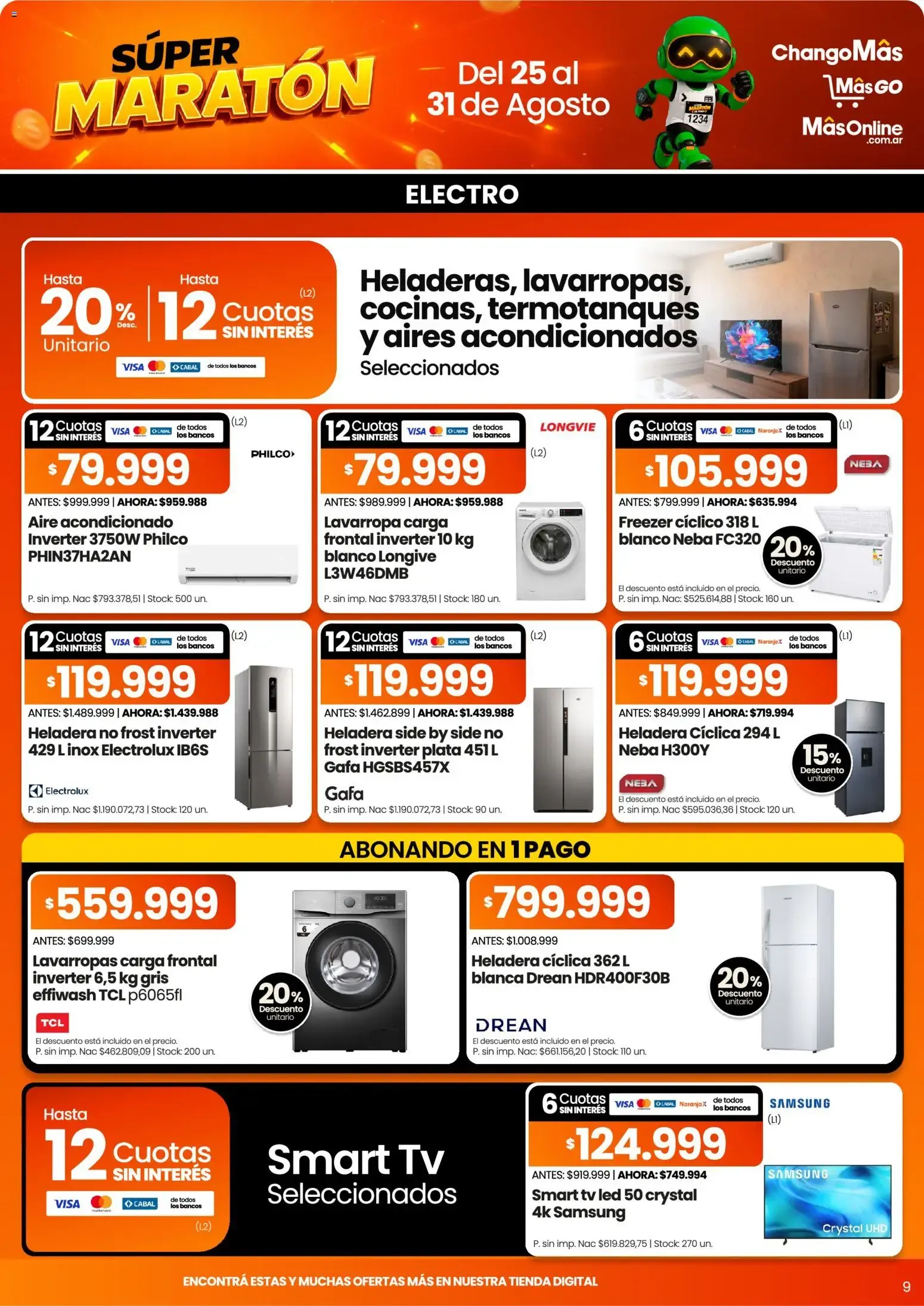 Ofertas de Changomas ofertas || del 25/08/2026 - 31/08/2026 || Catálogo 25 de agosto al 31 de agosto 2026 - Página 9 del catálogo