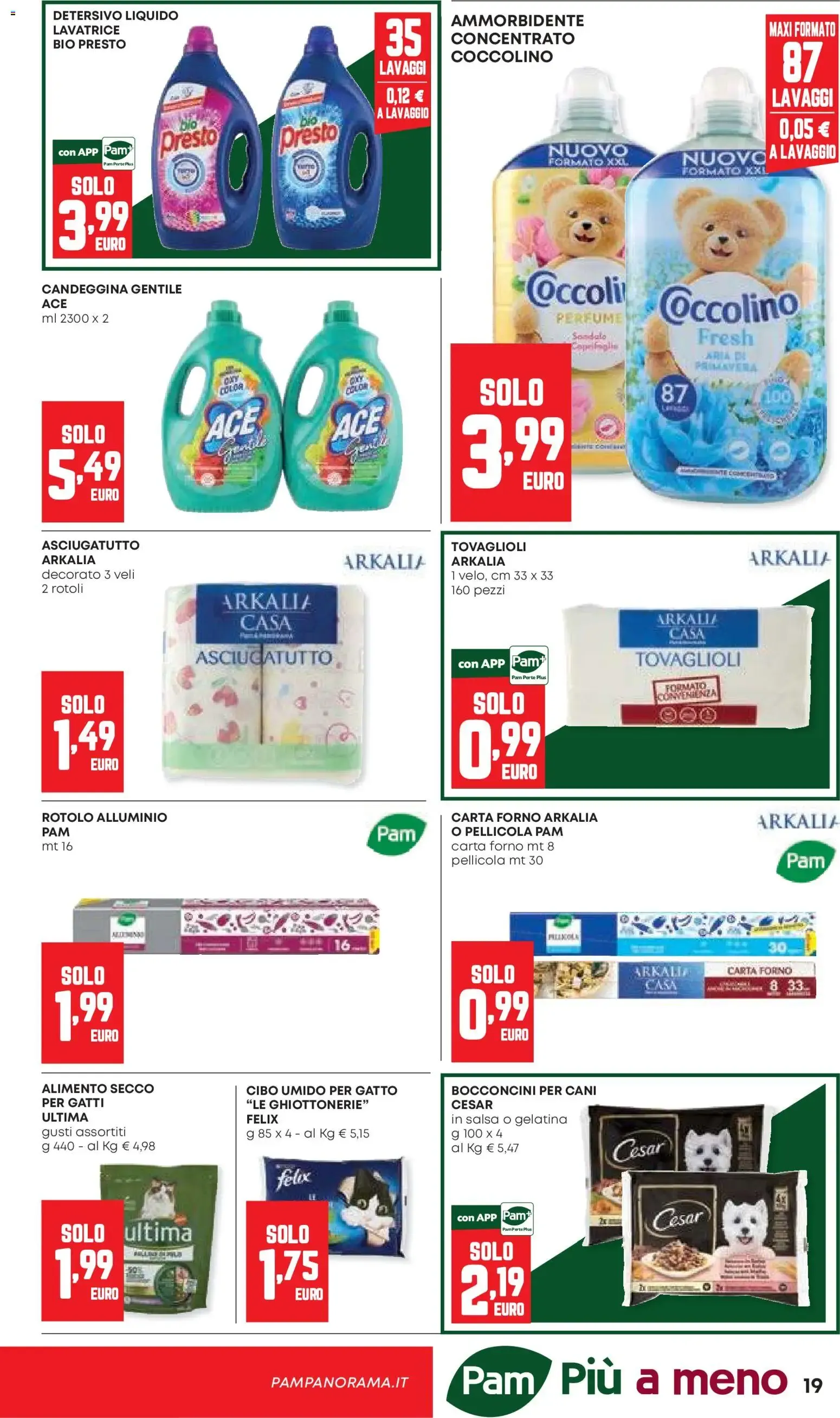 Pam Panorama: Convenienza a pieni voti da 27 agosto a 9 settembre di 2026 - Pagina del volantino 19
