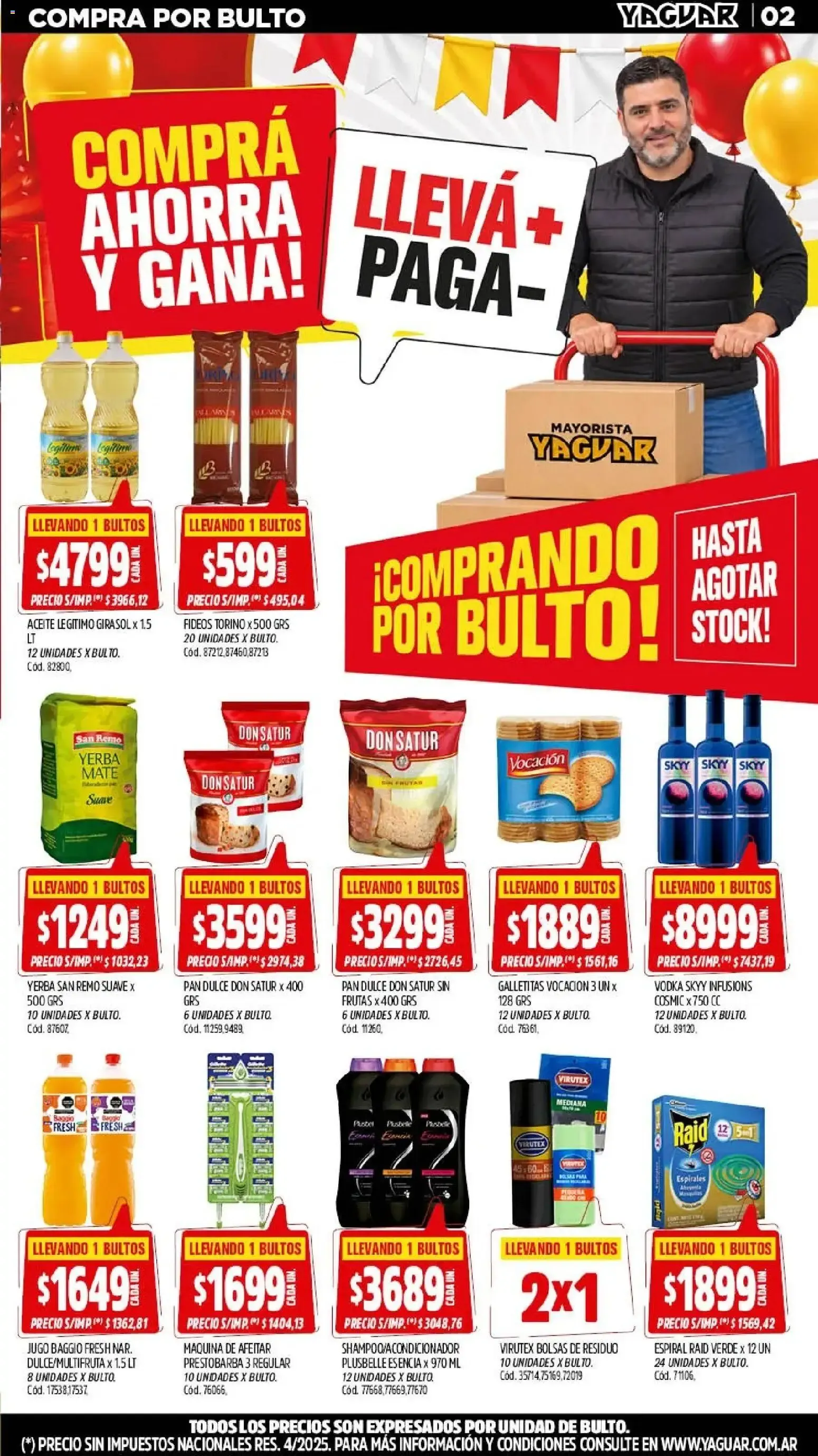 Ofertas de El Cumple del Año 38 - Mayorista Yaguar 19 de octubre al 25 de octubre 2026 - Página 2 del catálogo
