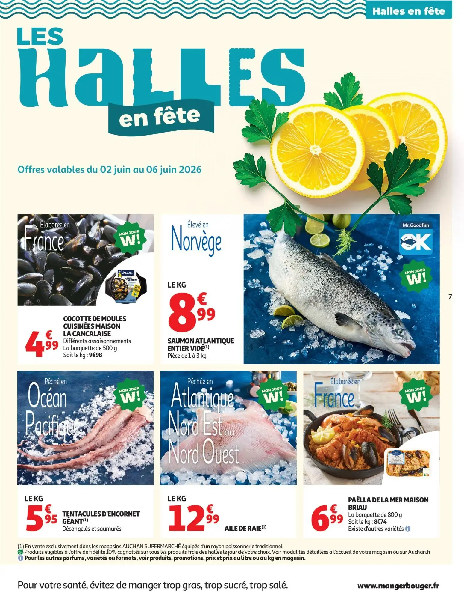 Auchan - Tous dans le match, pros des bons plans du 2 juin au 13 juin 2026 - Catalogue page 7