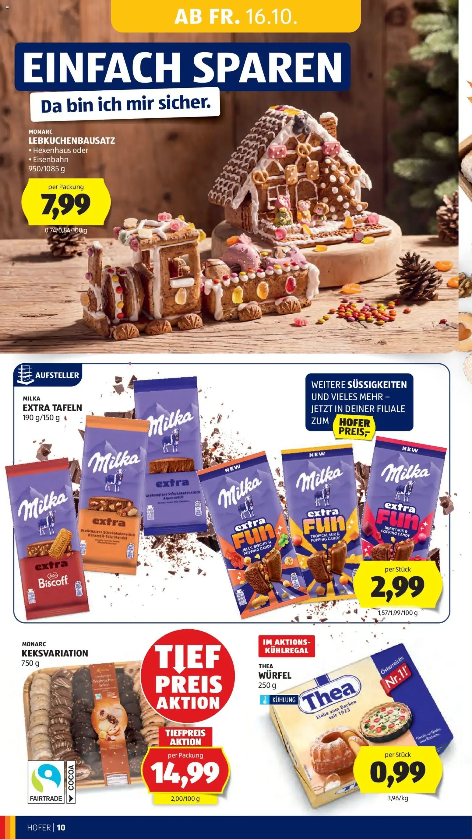 Hofer Flugblatt ab 16.10.2026 - Angebote, Aktionen von 16. Oktober bis 31. Oktober 2026 - Flugblätt seite 18
