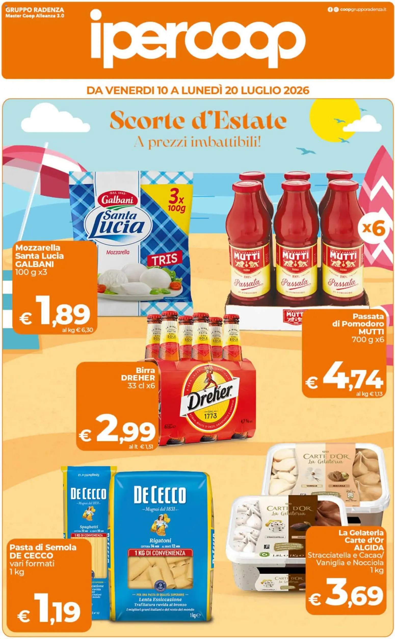 Anteprima volantino Ipercoop dal 10/07/2026 - nuovo offerte da 10 luglio a 20 luglio di 2026 - Pagina del volantino 1