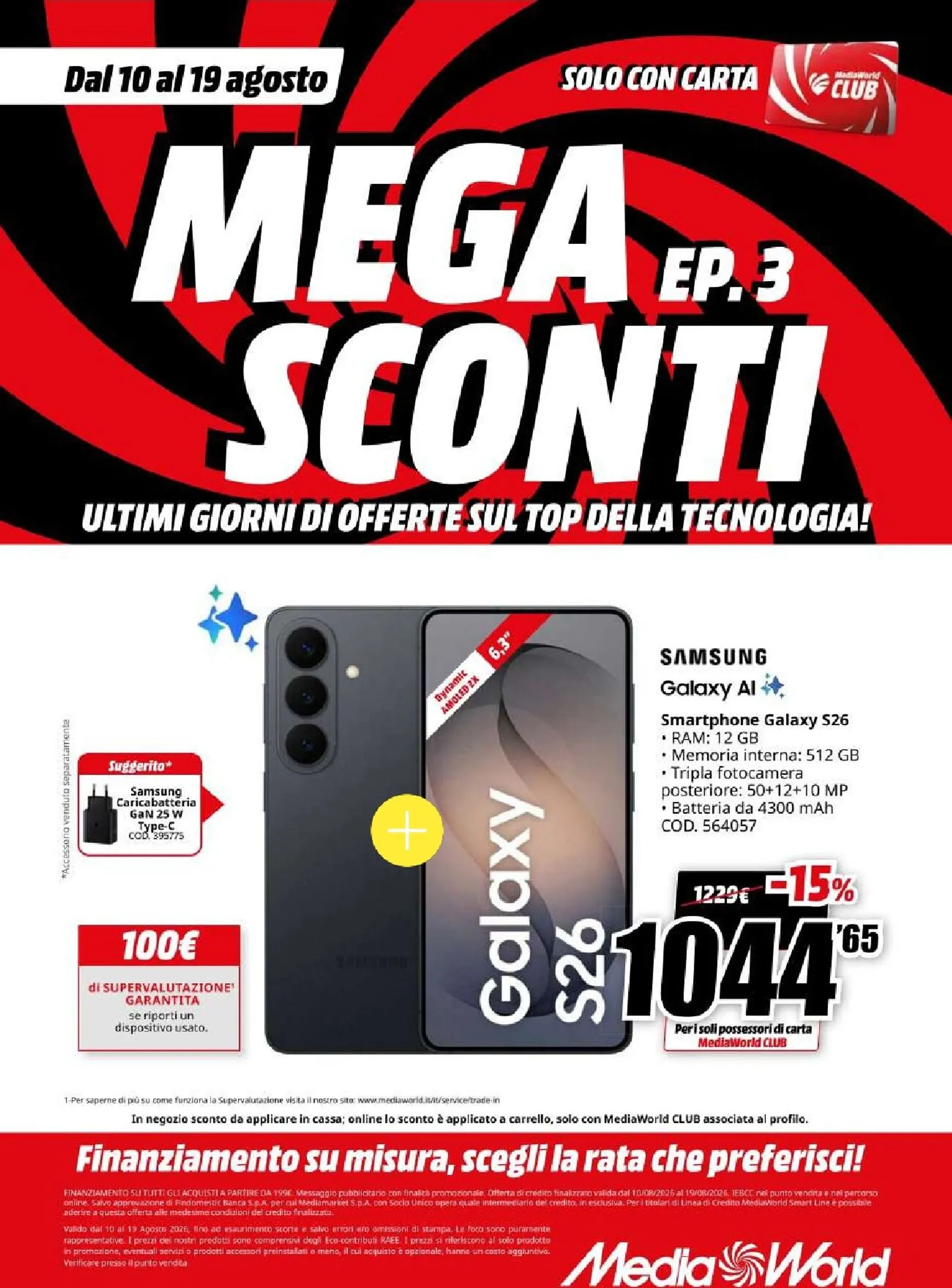 MEGA EP.3 SCONTI ULTIMI GIORNI DI OFFERTE SUL TOP DELLA TECNOLOGIA! da 10 agosto a 19 agosto di 2026 - Pagina del volantino 3
