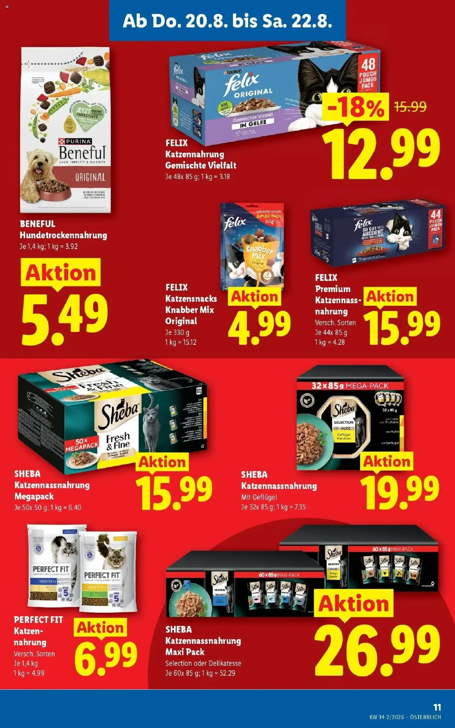 Lidl Plus - Österreichs günstigste Preise von 20. August bis 22. August 2026 - Flugblätt seite 13