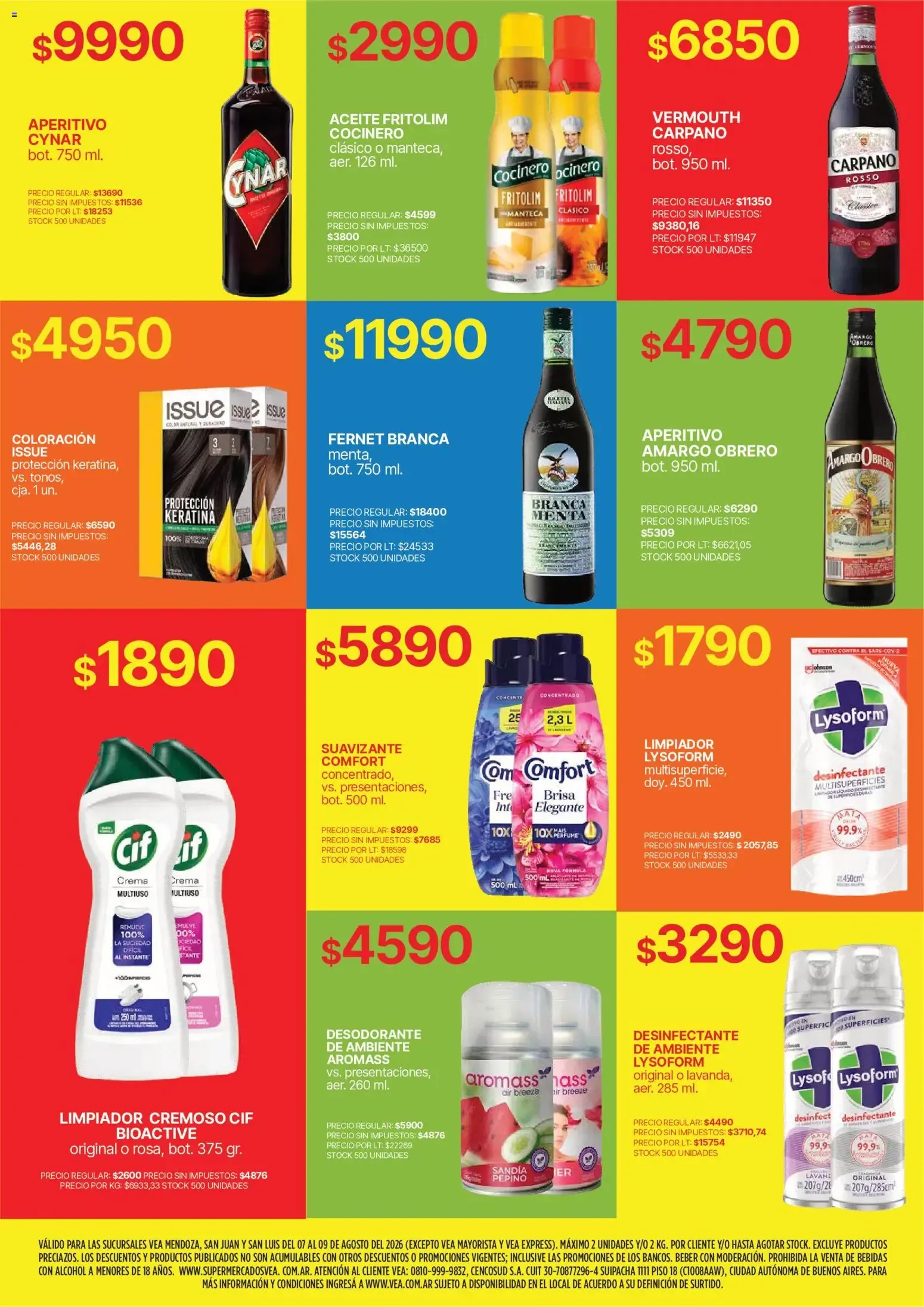 Ofertas de Vea - Volante fin de semana Cuyo del 07/08/2026 - 09/08/2026 7 de agosto al 9 de agosto 2026 - Página 8 del catálogo