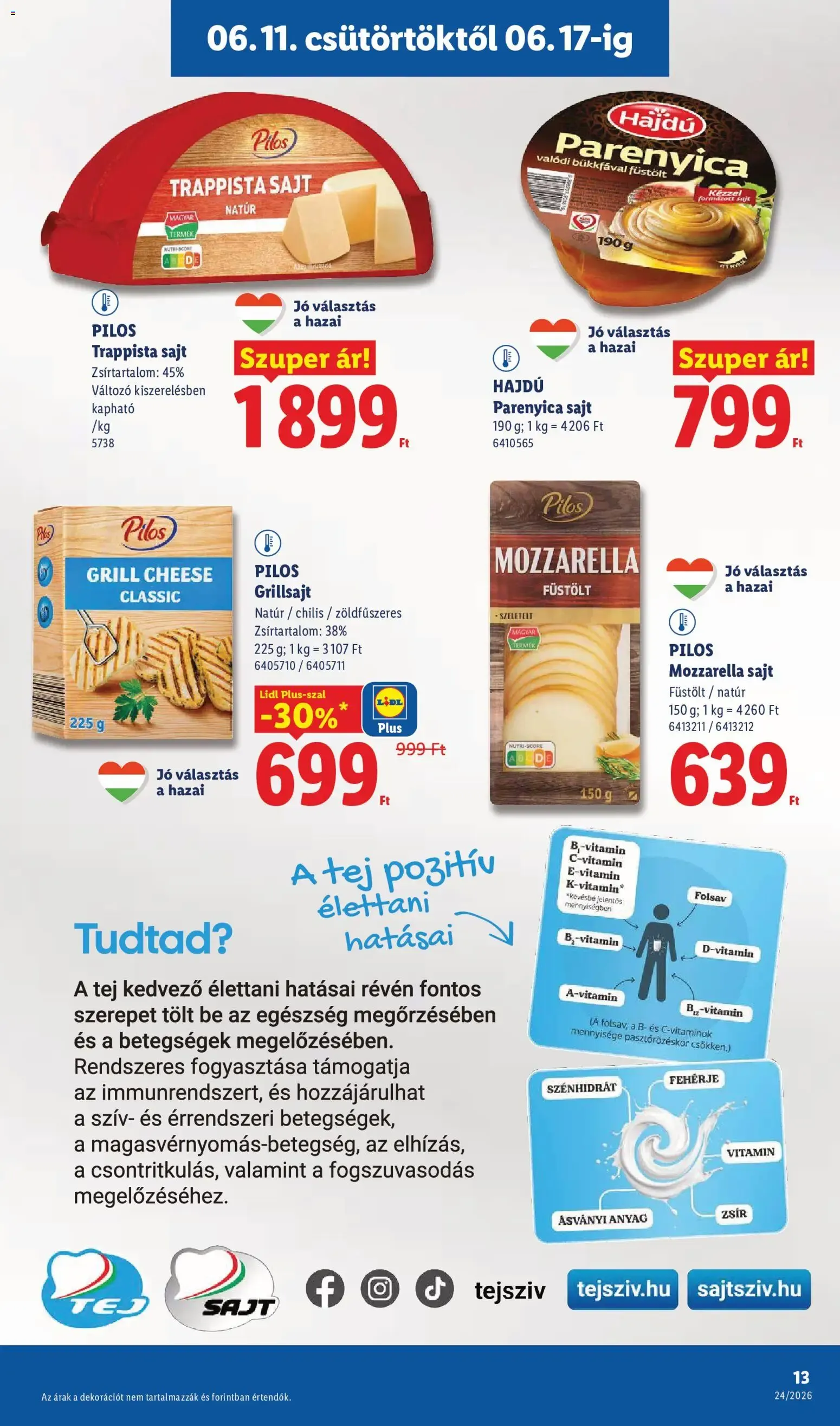 Katalógus Lidl akciós újság - 2026.06.11. -tól/töl > akció, lapozható szórólap 🛍️ június 11.-tól június 17.-ig 2026. - Oldal 13