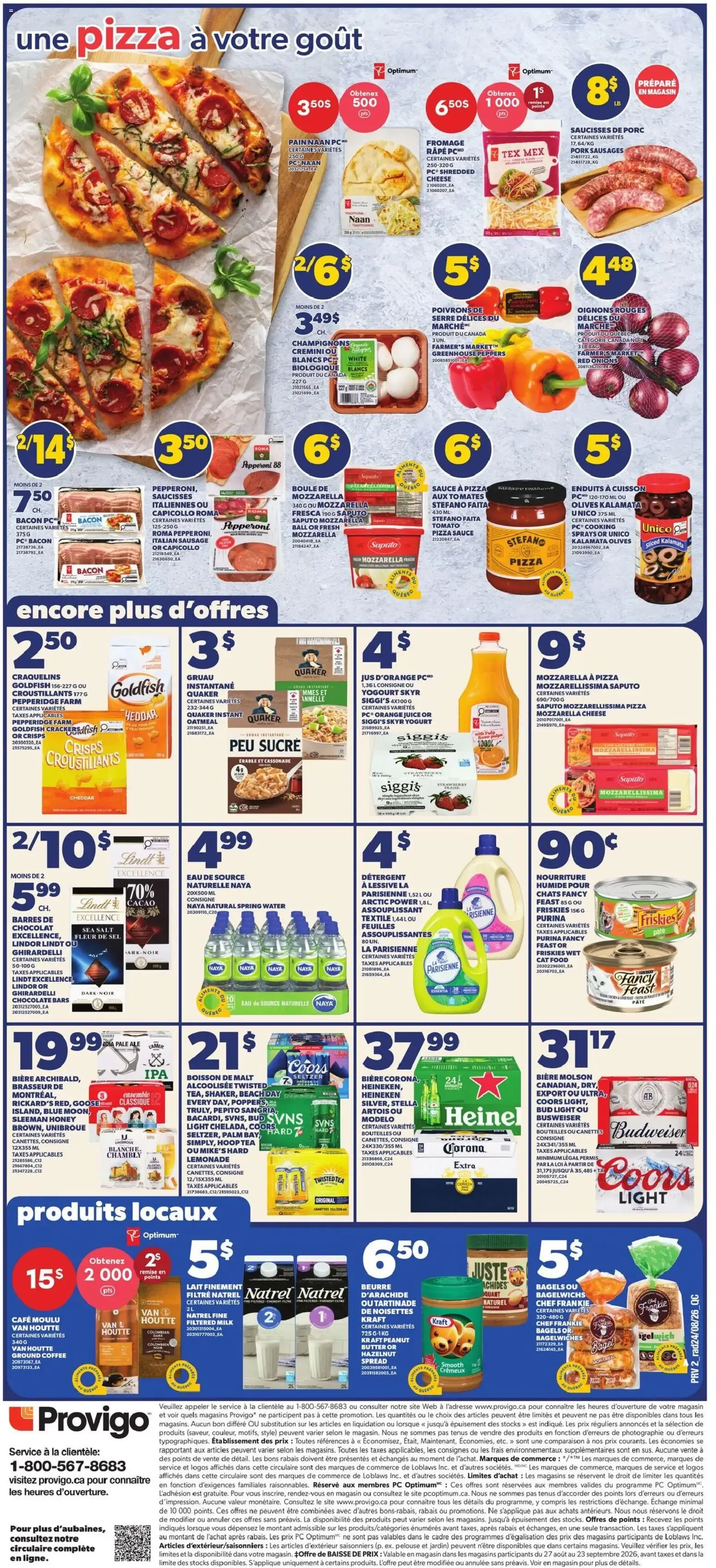 Provigo weekly flyer / circulaire from Aug 27, 2026 > weekly specials & deals from August 27 to September 2 2026 - flyer page 2
