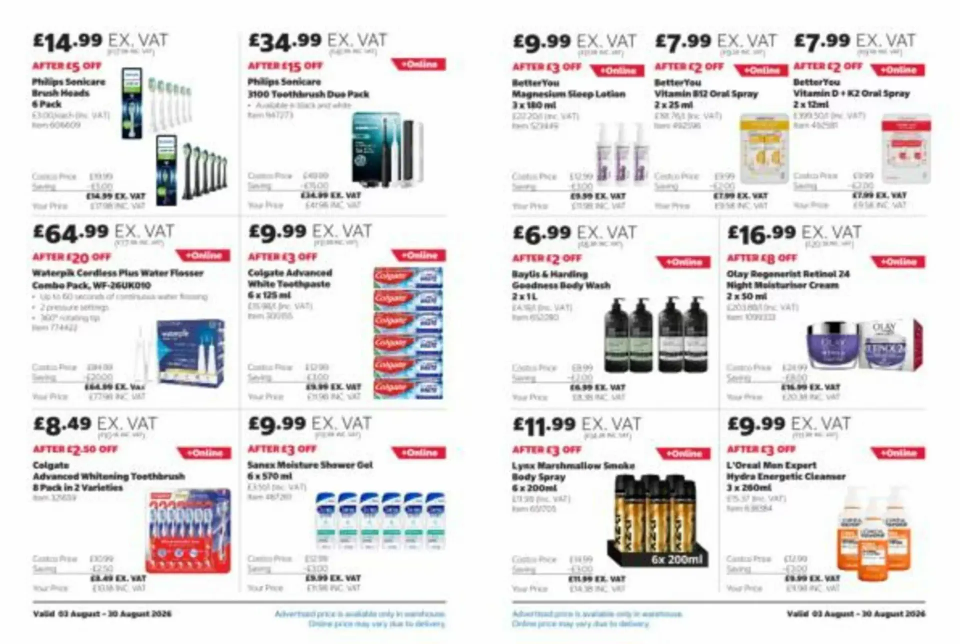 Costco leaflet from 3 August to 30 August 2026 - Catalogue Page 11