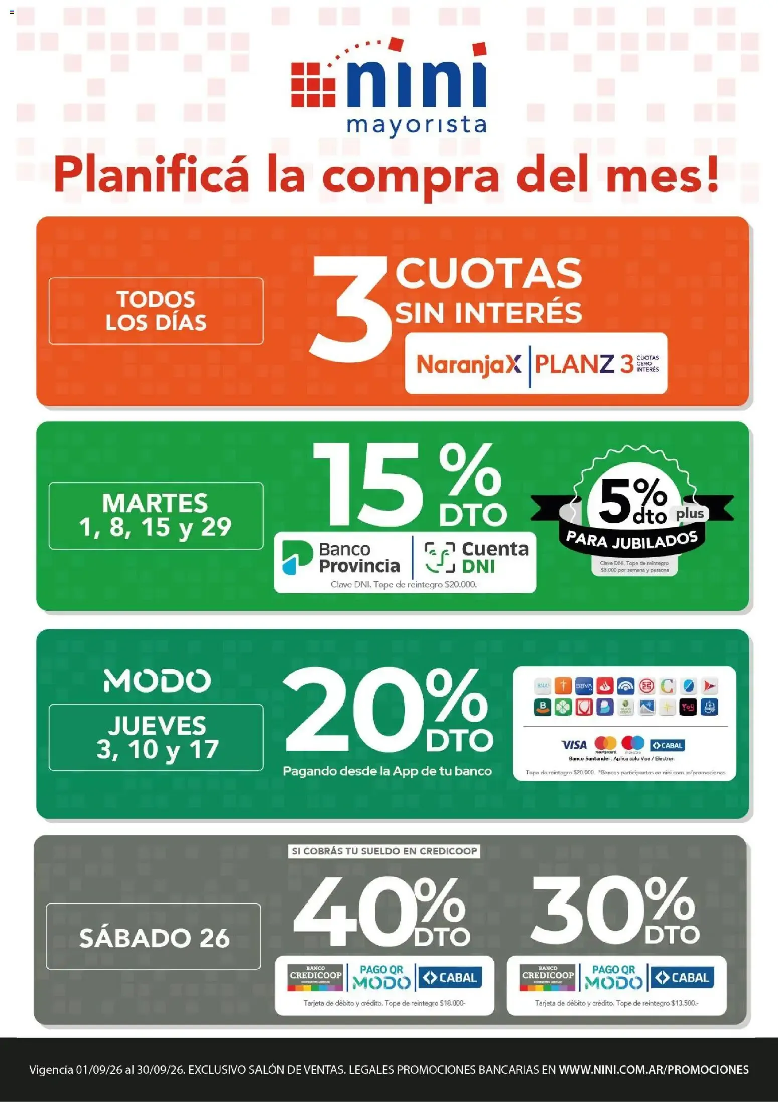 Ofertas de NINI Mayorista catálogo del 07/09/2026 - 13/09/2026 7 de septiembre al 13 de septiembre 2026 - Página 49 del catálogo