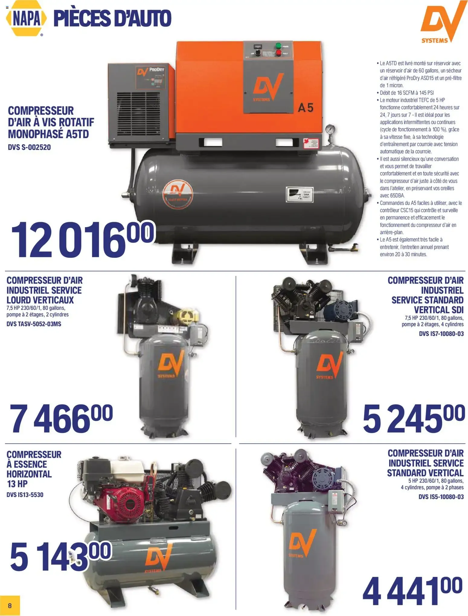 NAPA Auto Parts circulaire - TOUT ÉQUIPÉ septembre-octobre 2026 from Sep 1, 2026 > weekly specials & deals from September 1 to October 31 2026 - flyer page 10