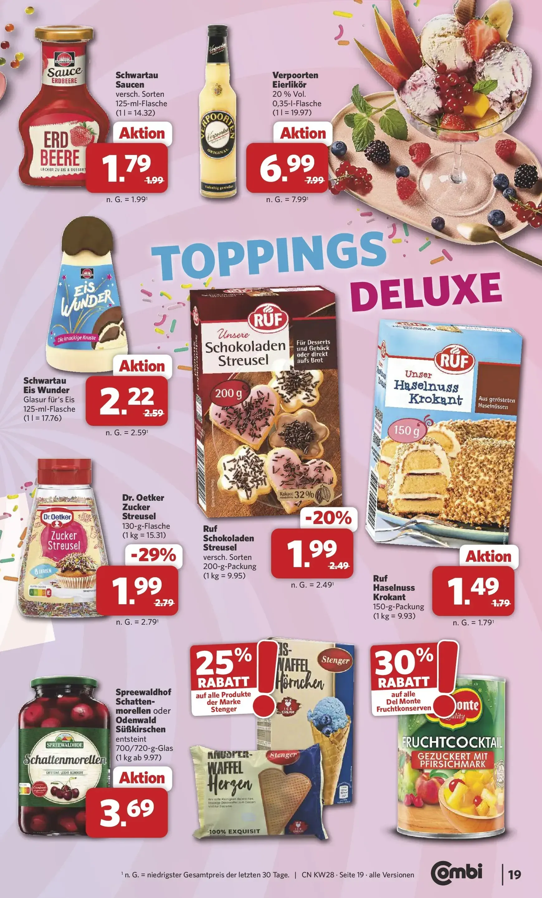 Combi Prospekt von 6. Juli bis 11. Juli 2026 - Prospekt seite 19