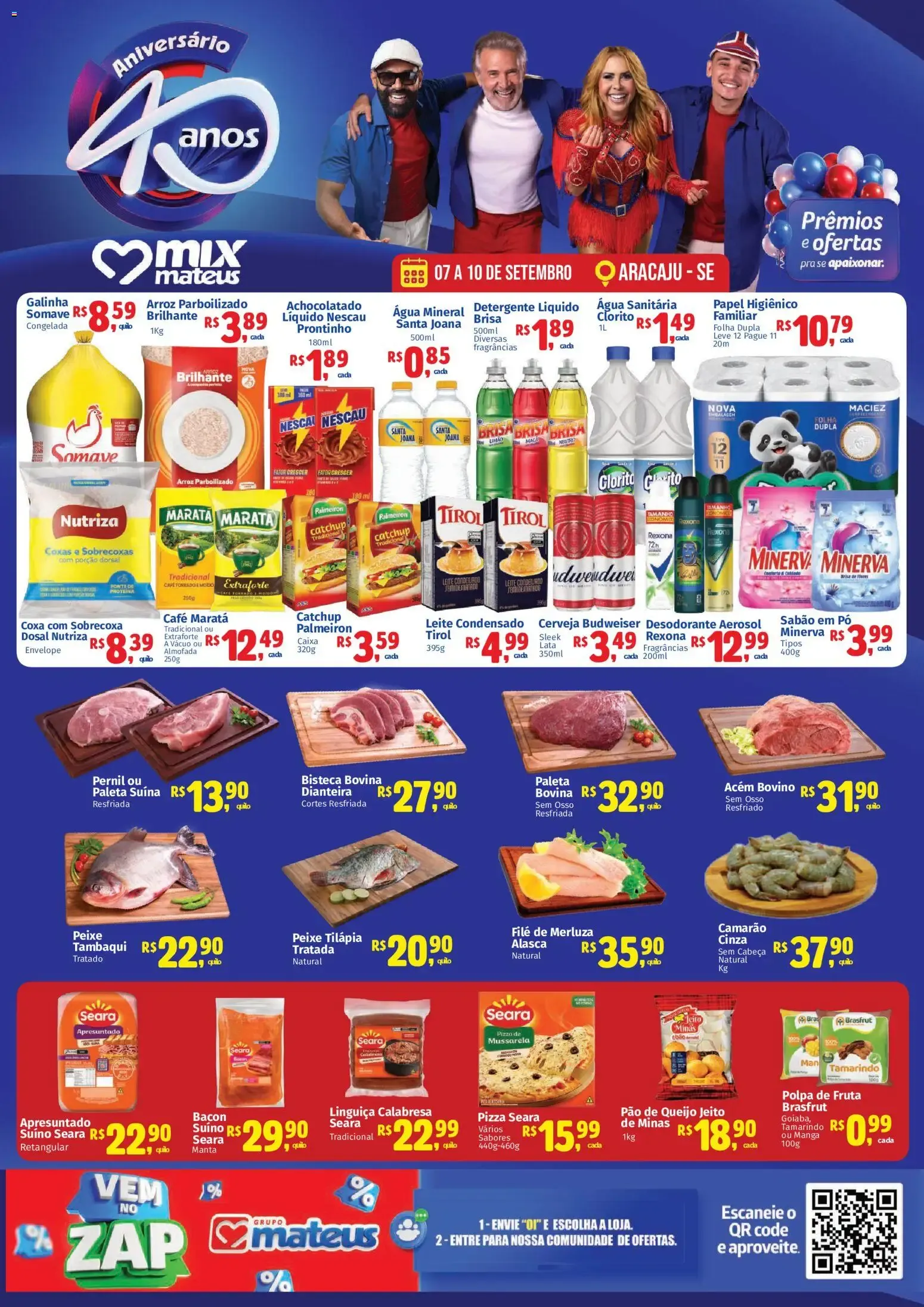 Encarte de Mateus ofertas Regular de Aniversario de 07/09/2026 | Promoções Online 7 de setembro até 10 de setembro 2026 - Pagina 1