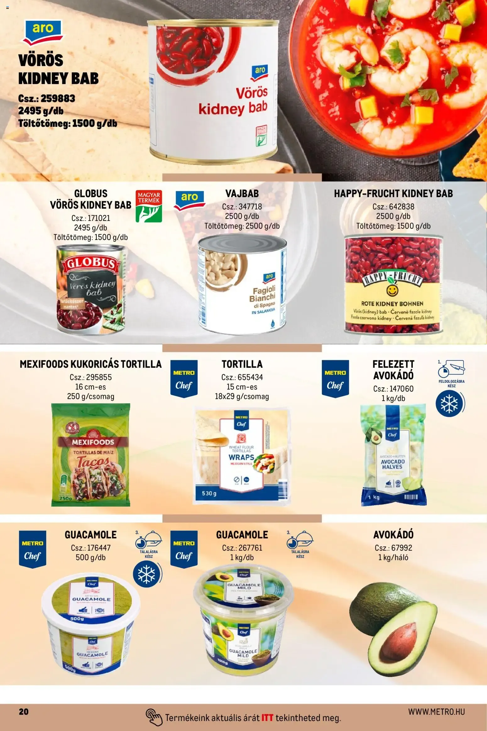 Katalógus Metro Street food megoldások - 2026.04.01. -tól/töl > akció, lapozható szórólap 🛍️ április 1.-tól december 31.-ig 2026. - Oldal 20
