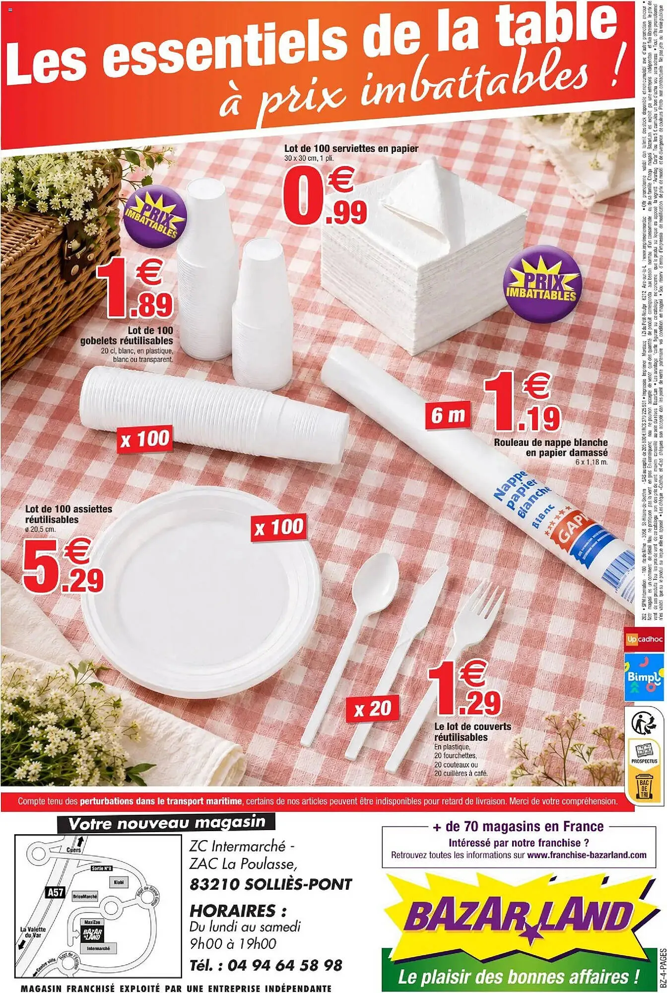 Catalogue Bazarland du 5 août au 15 août 2026 - Catalogue page 4