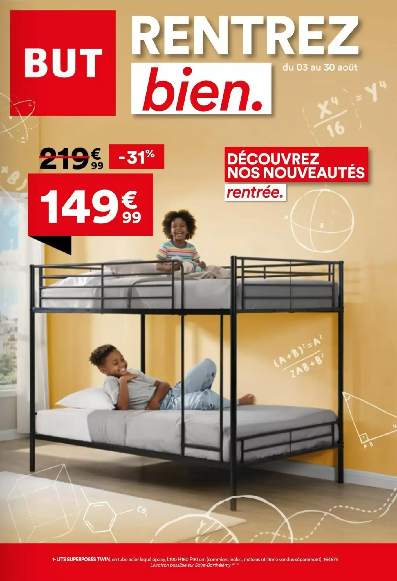 BUT RENTREZ bien. du 3 août au 30 août 2026 - Catalogue page 1