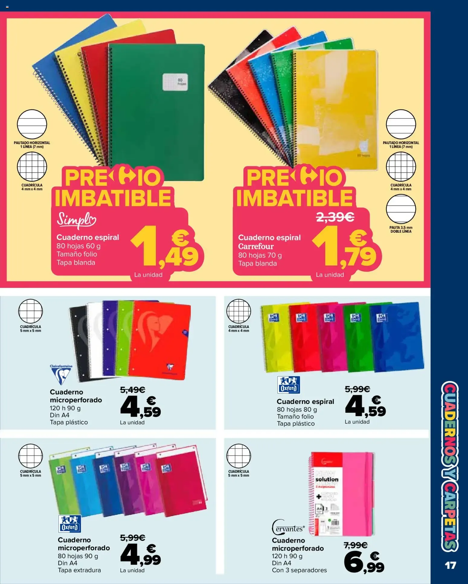 Catálogo de Carrefour Vuelta al cole del 18/08/2026 | Catálogo 18 de agosto al 18 de septiembre 2026 - Página 17