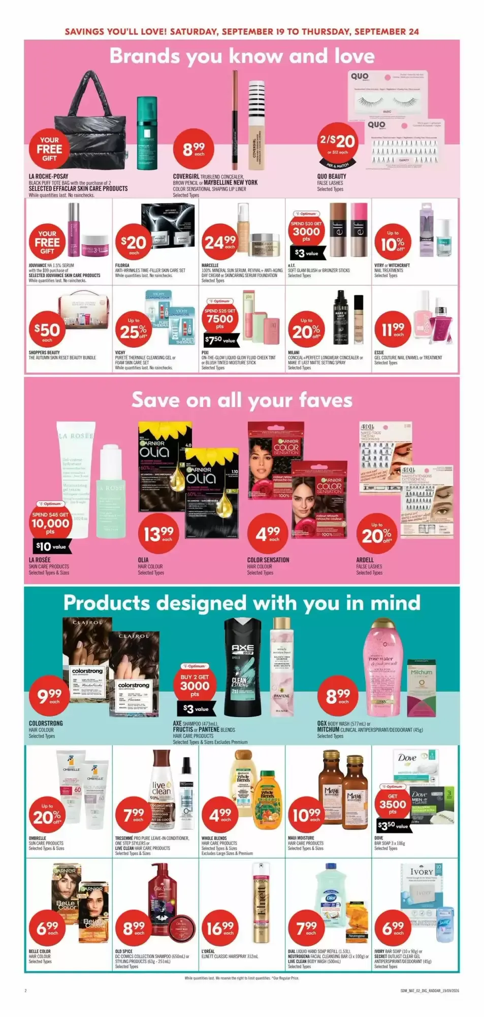 Shoppers Drug Mart flyer week 38 from September 19 to September 24 2026 - flyer page 19