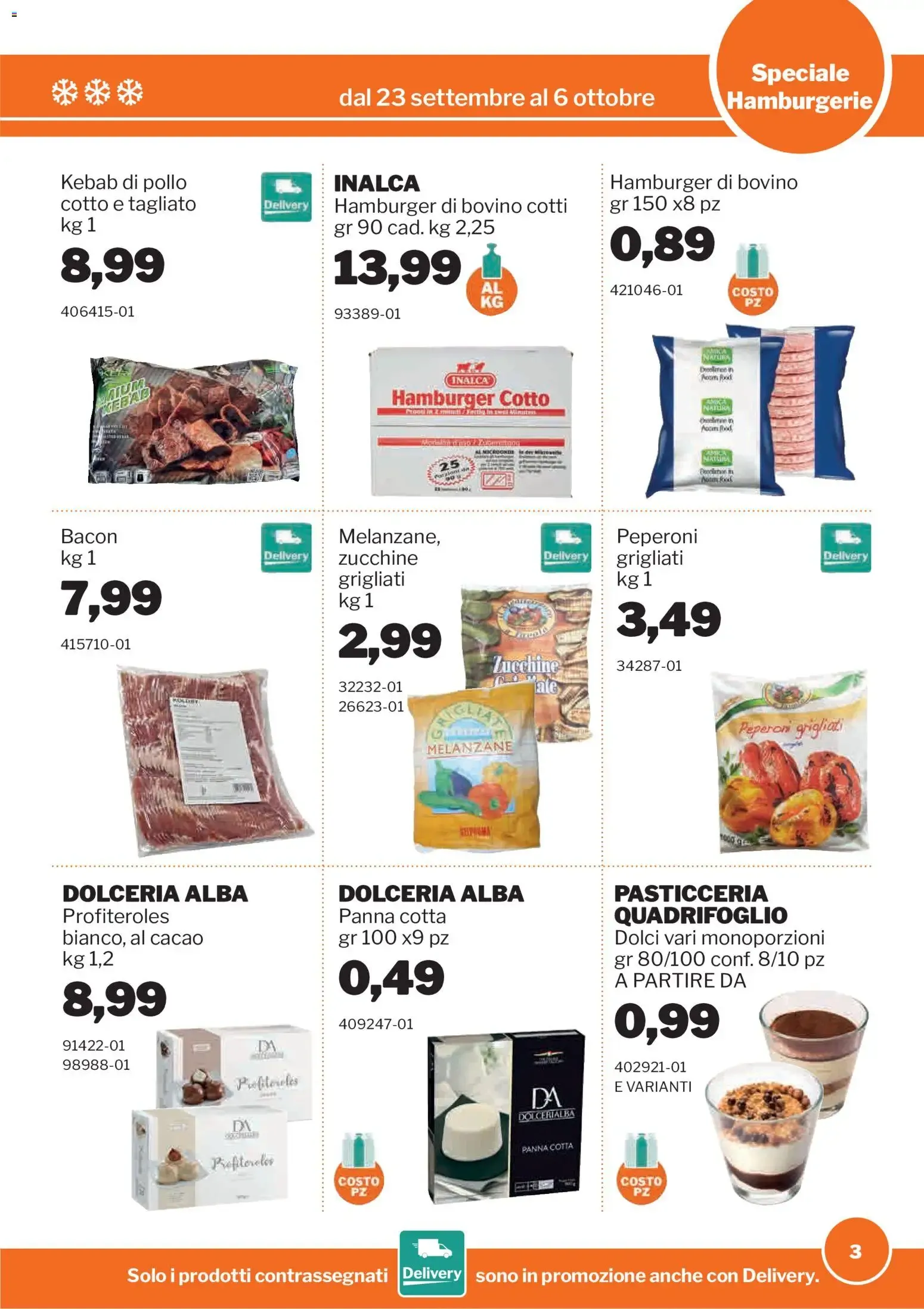 Nuovo Sogegross volantino Hamburgerie dal 23/09/2026 > offerte anteprima 🛍️ da 23 settembre a 6 ottobre di 2026 - Pagina del volantino 3