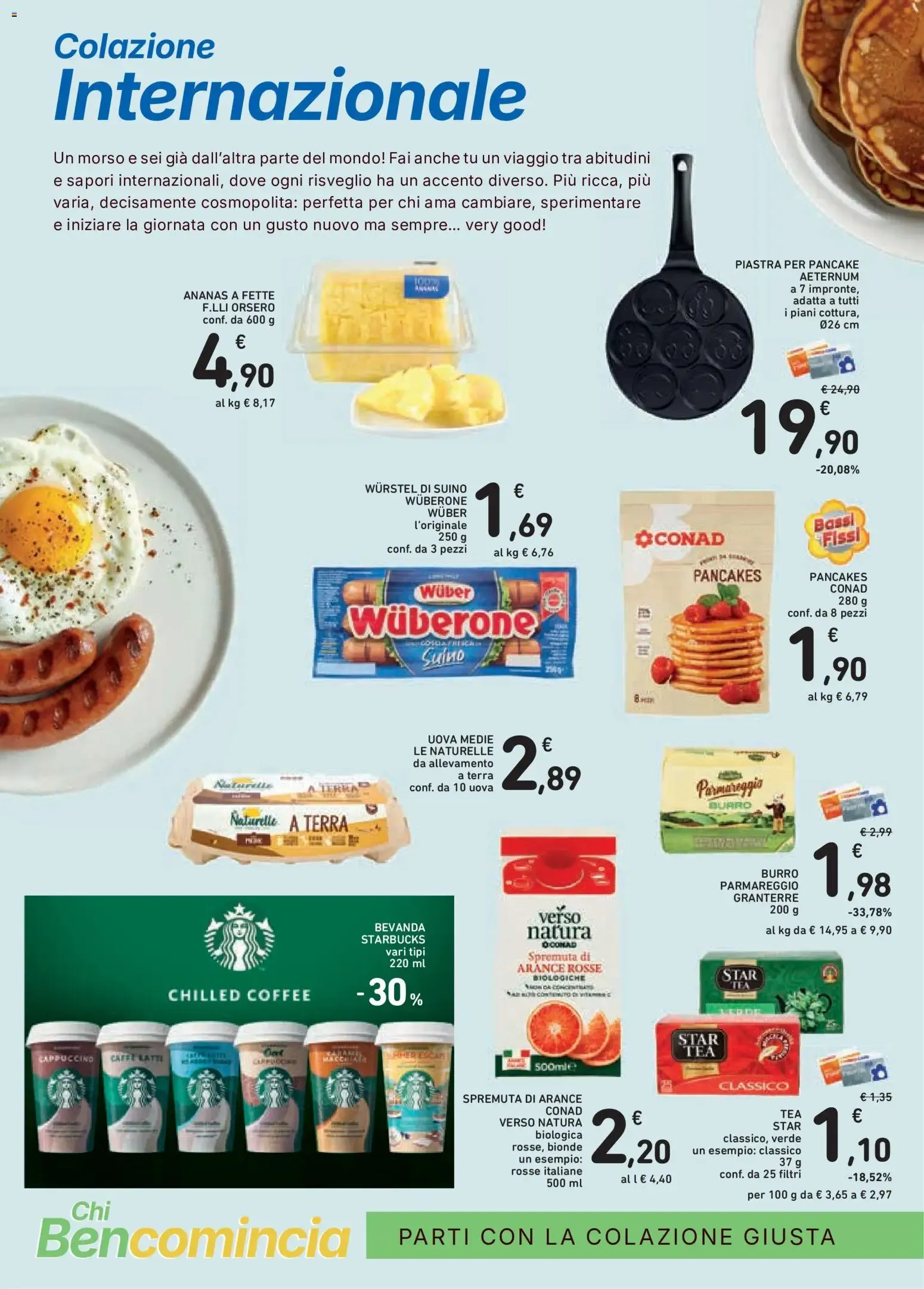 Conad Superstore: Chi Bencomincia, Parti con la colazione giusta da 26 agosto a 8 settembre di 2026 - Pagina del volantino 18