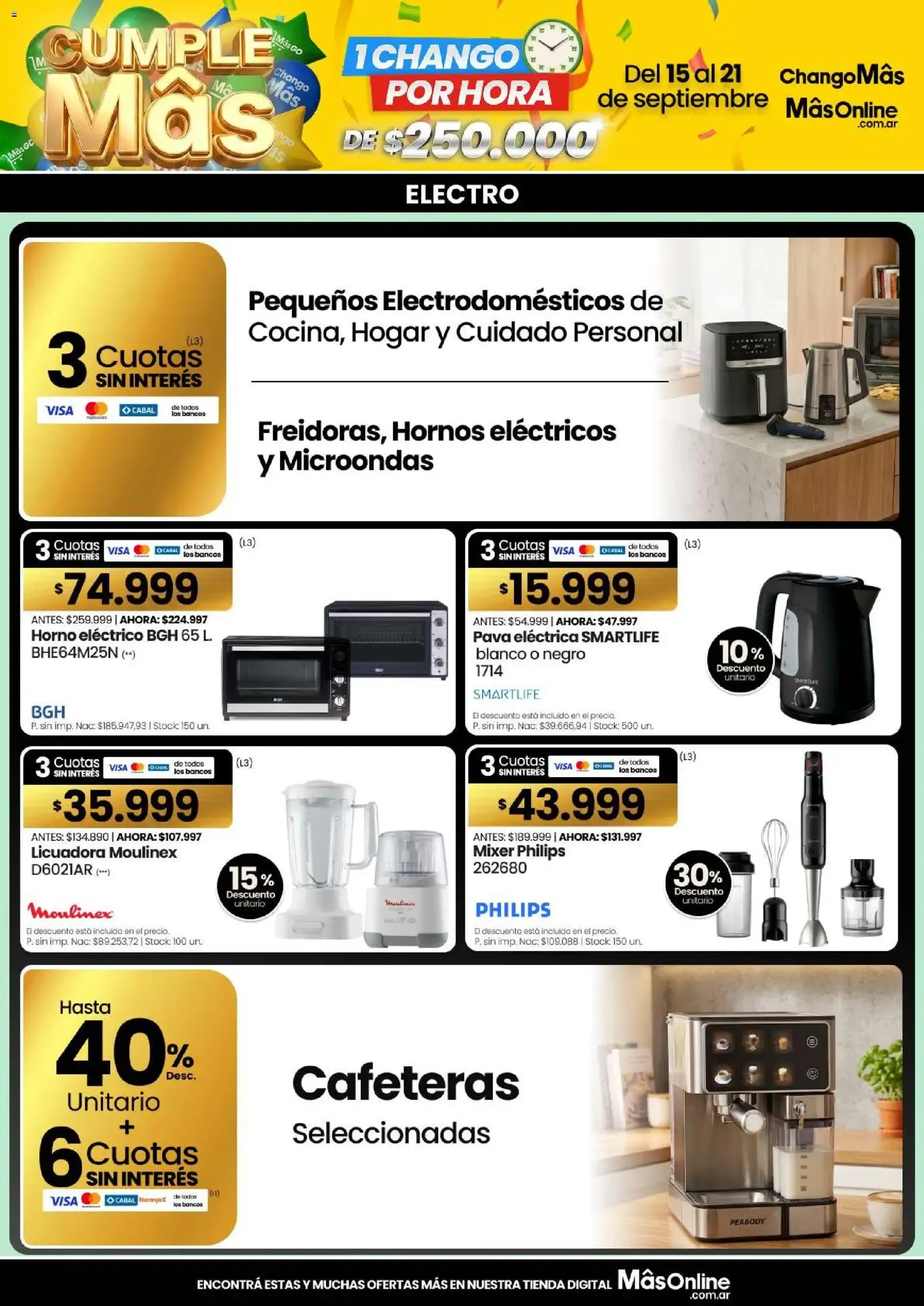 Ofertas de Changomas Ofertas || del 15/09/2026 - 21/09/2026 || Catálogo 15 de septiembre al 21 de septiembre 2026 - Página 10 del catálogo