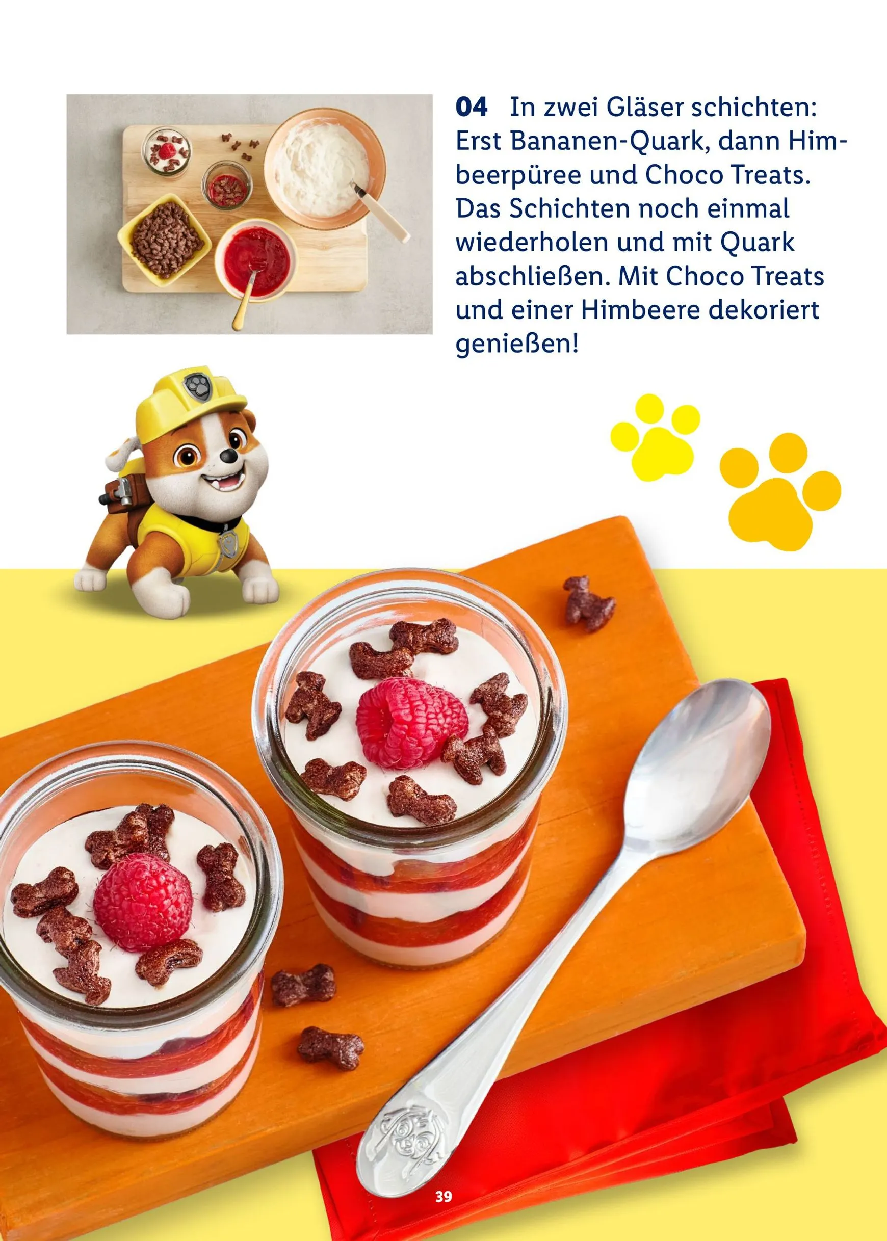 PAW Patrol Rezeptheft von 20. Juli bis 23. August 2026 - Prospekt seite 39