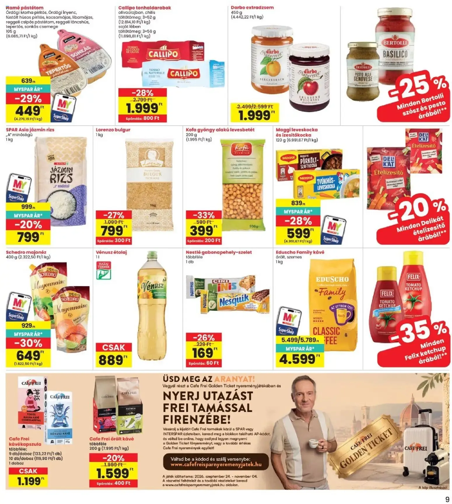 Katalógus Interspar akciós újság - 2026.09.24. -tól/töl > akció, lapozható szórólap 🛍️ szeptember 24.-tól szeptember 30.-ig 2026. - Oldal 9