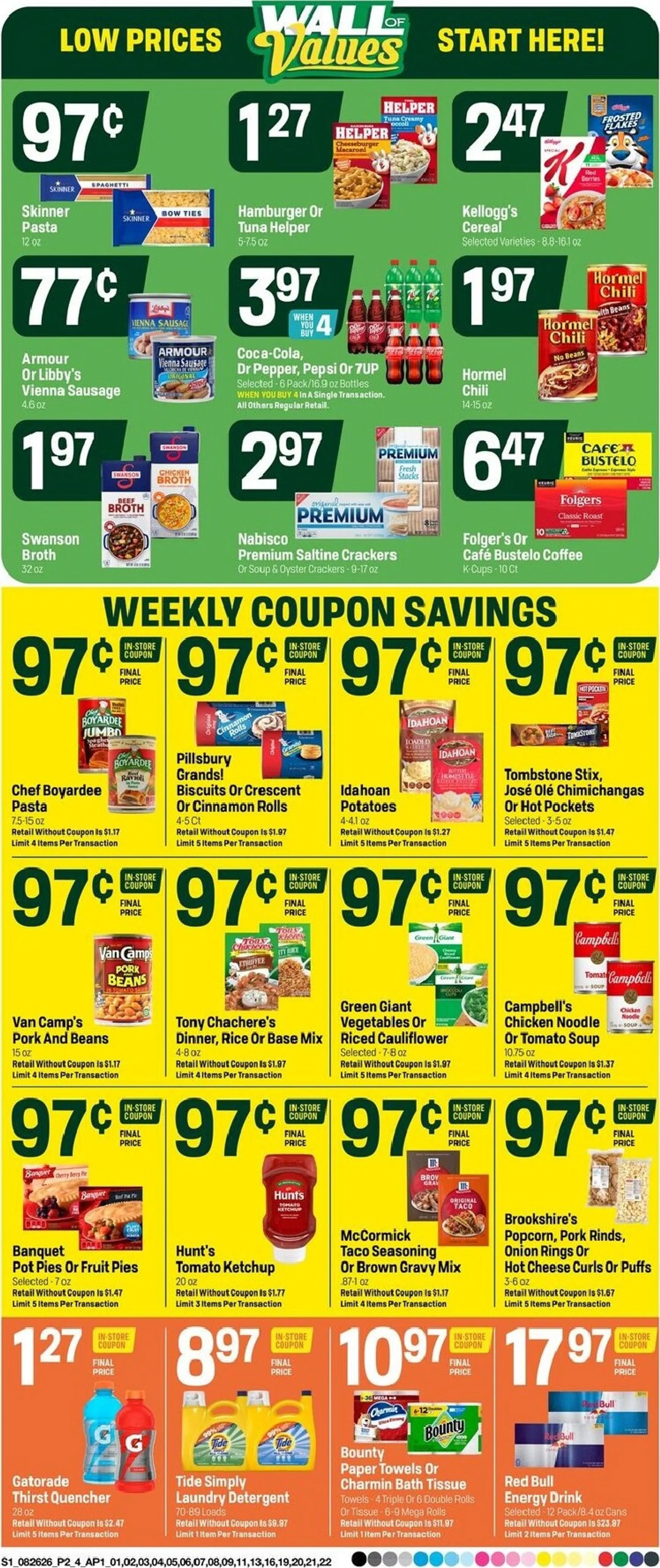 Weekly ad Current Super 1 Foods leaflet valid from Wednesday 08/26/2026 to Tuesday 09/01/2026 from August 26 to September 1 2026 - Page 2