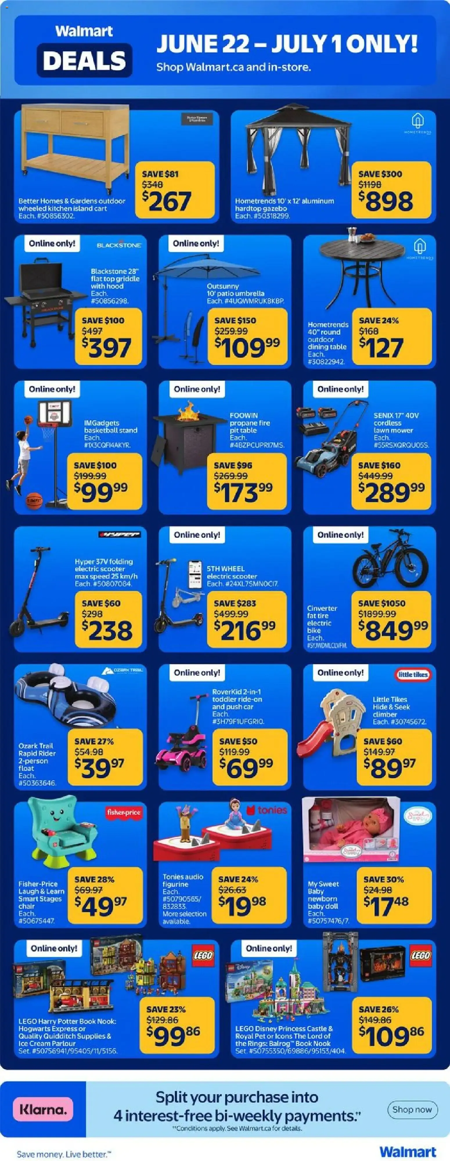 Walmart DEALS from June 22 to July 1 2026 - flyer page 4