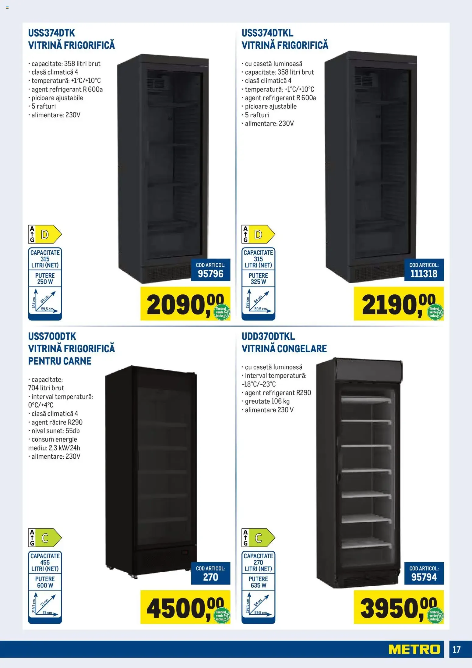 Catalog Metro Catalog Echipamente pentru magazinul tău - Oferta 01.10.2026 - 04.01.2027 de la 1 octombrie până la 4 ianuarie 2027 - Revista Pagina 17