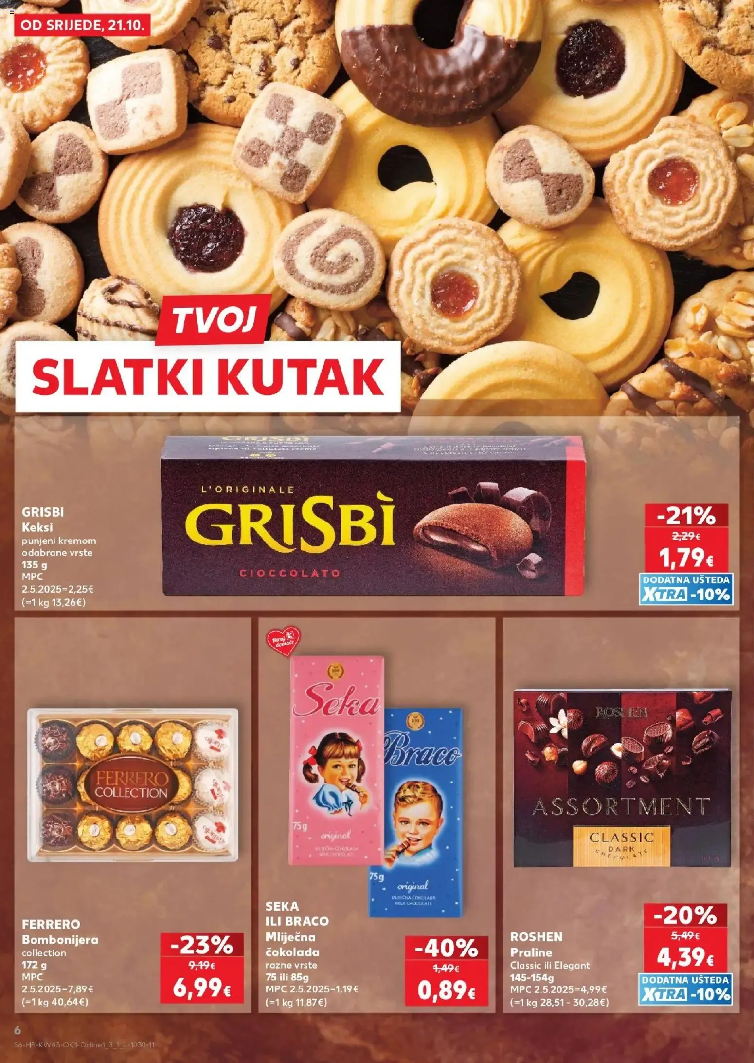 Katalog Kaufland Katalog novi od 21.10.2026 na listanje > letak digitalni od 21. listopada do 27. listopada 2026. - Pregled Stranica 6