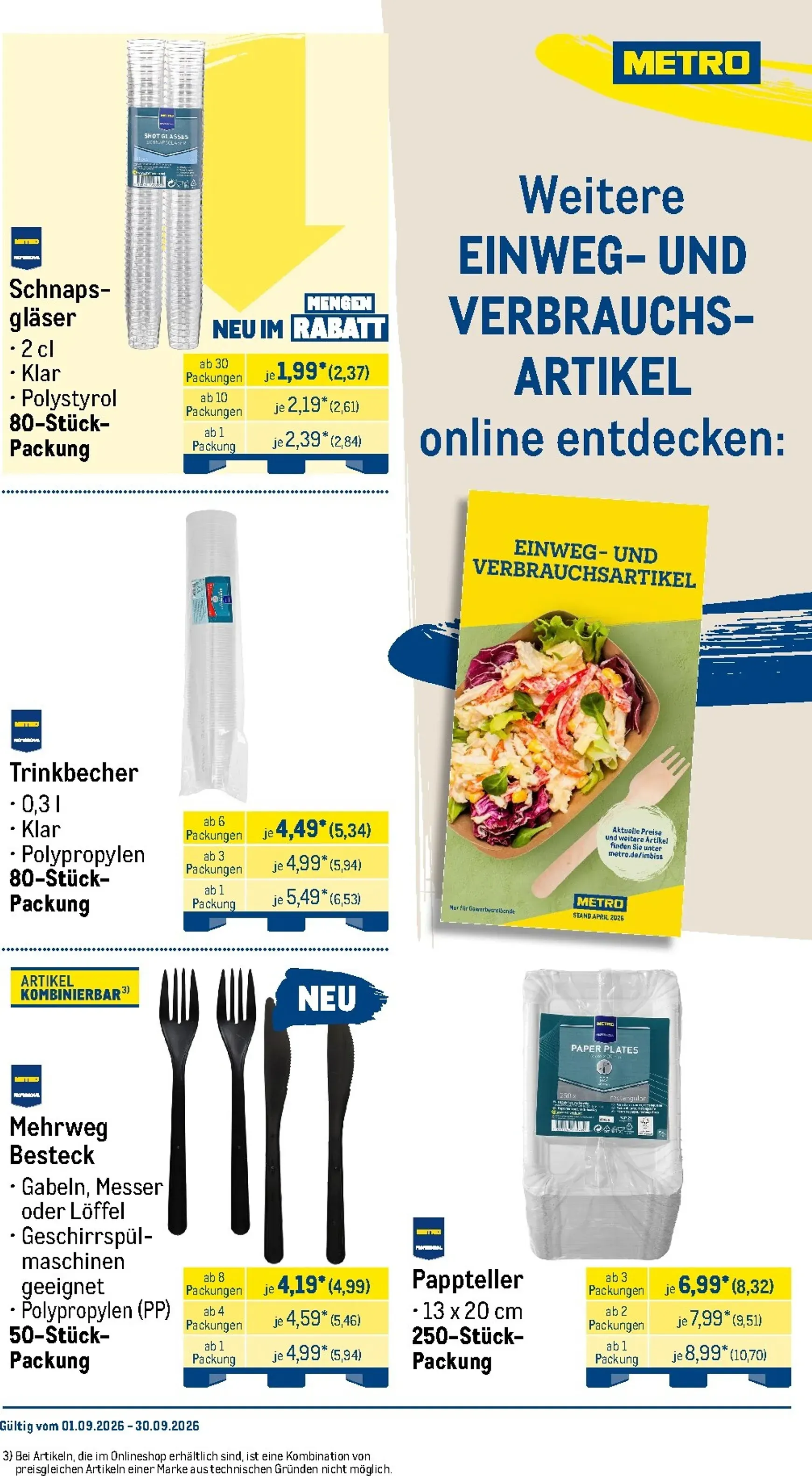 Metro - Monats Menü Prospekt – von Dienstag 01.09.2026 bis Mittwoch 30.09.2026 von 1. September bis 30. September 2026 - Prospekt seite 32