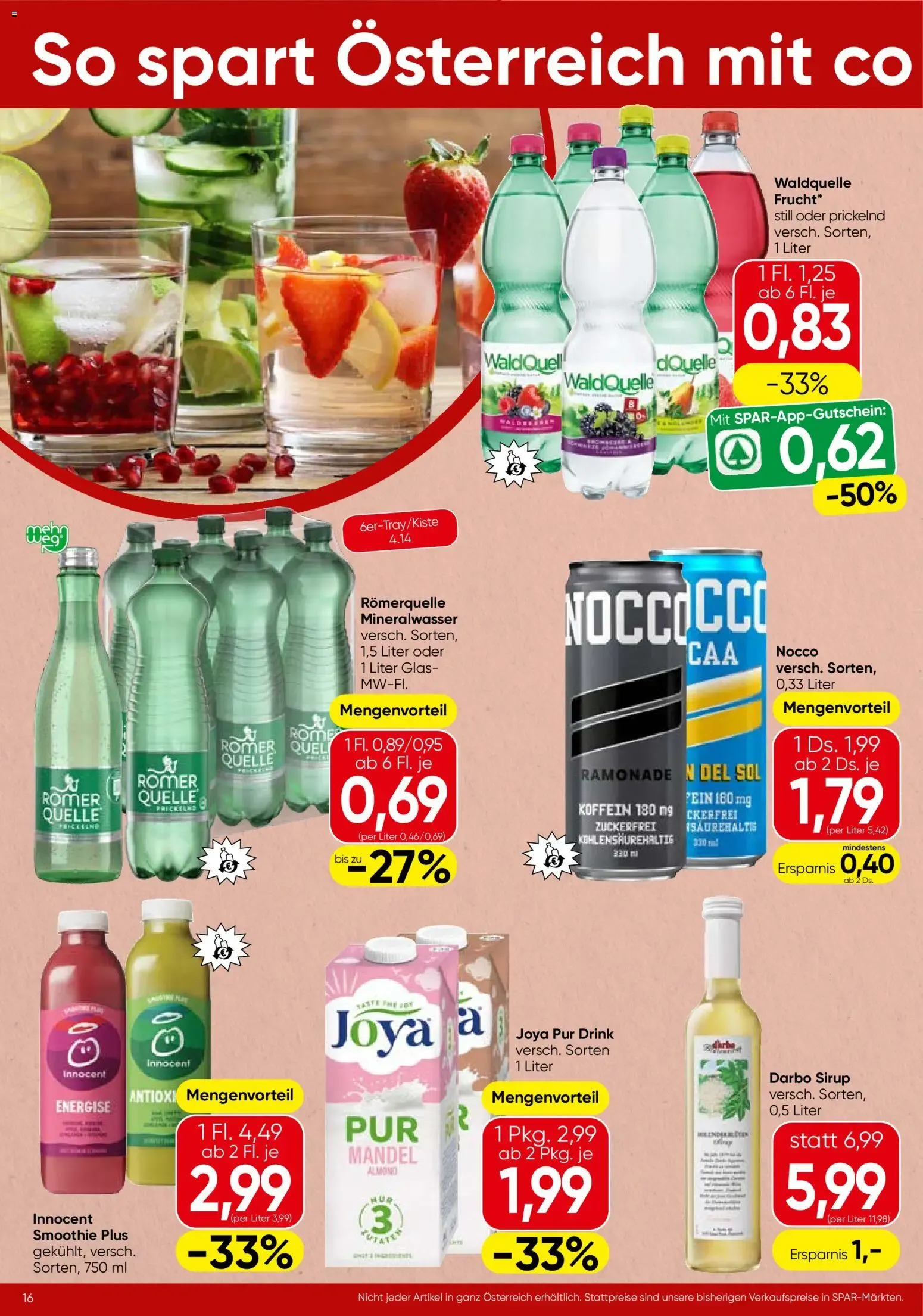 Spar Flugblatt (24.09.2026) - Angebote und Prospekt von 24. September bis 7. Oktober 2026 - Flugblätt seite  16