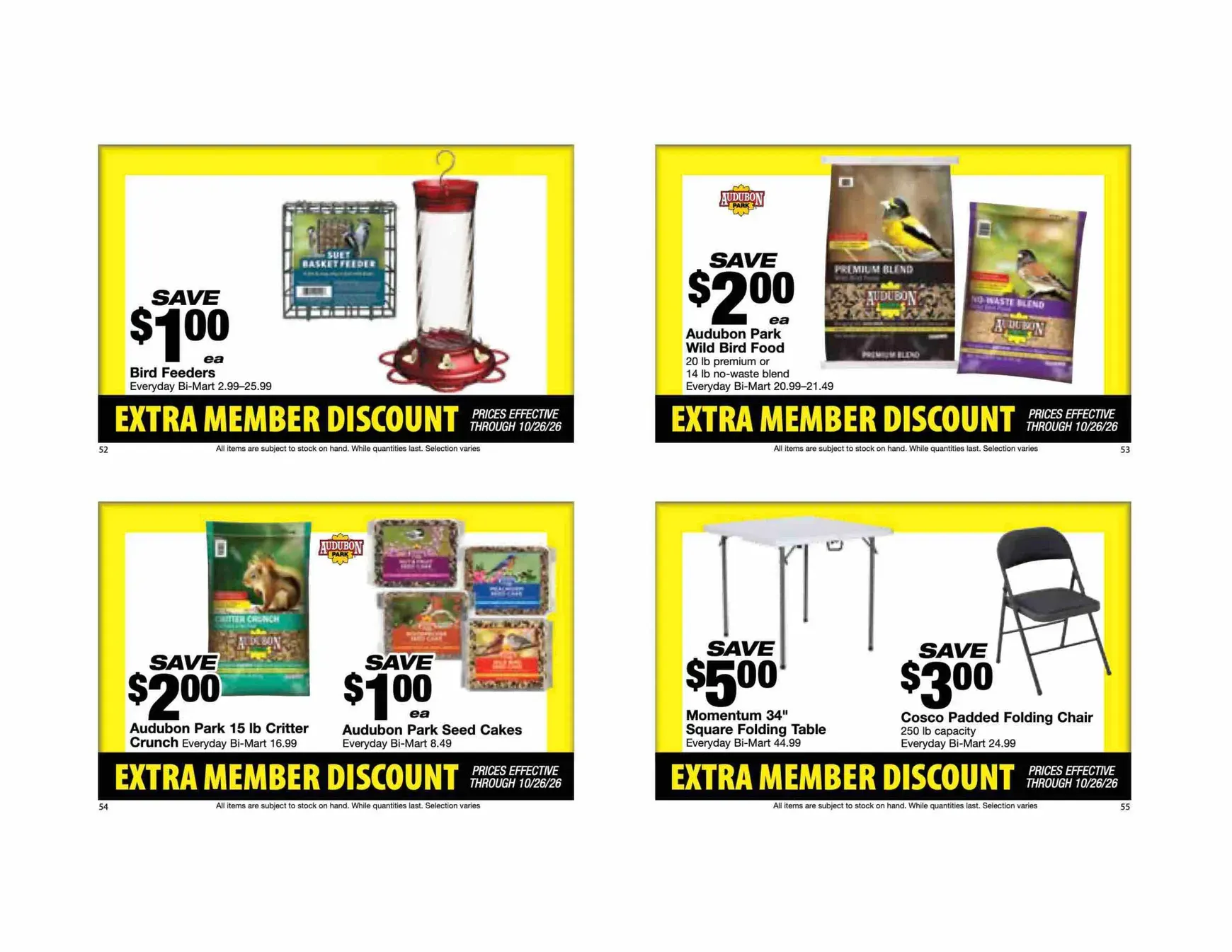 Weekly ad Current Bi-Mart - Extra member discount leaflet valid from Tuesday 10/13/2026 to Monday 10/26/2026 from October 13 to October 26 2026 - Page 15
