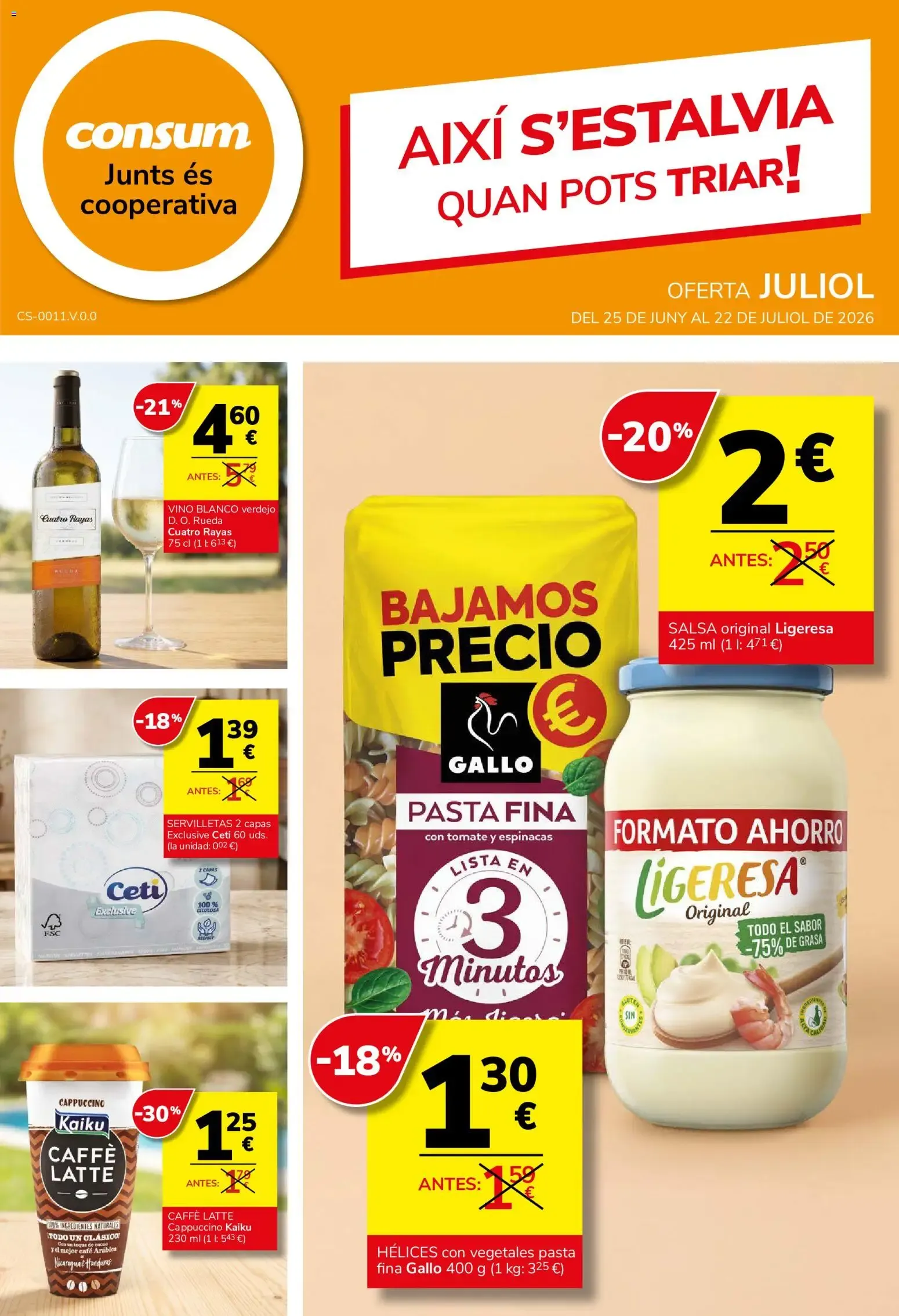 Consum folleto 25/06/2026 - 22/07/2026