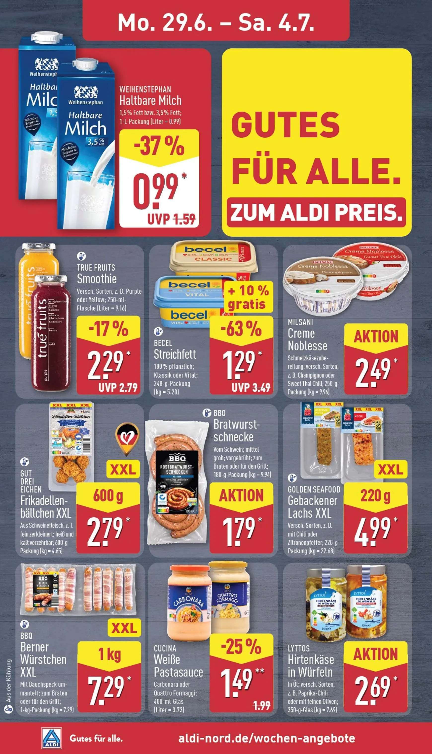 ALDI NORD Prospekt – von Montag 29.06.2026 bis Samstag 04.07.2026 von 29. Juni bis 4. Juli 2026 - Prospekt seite 6