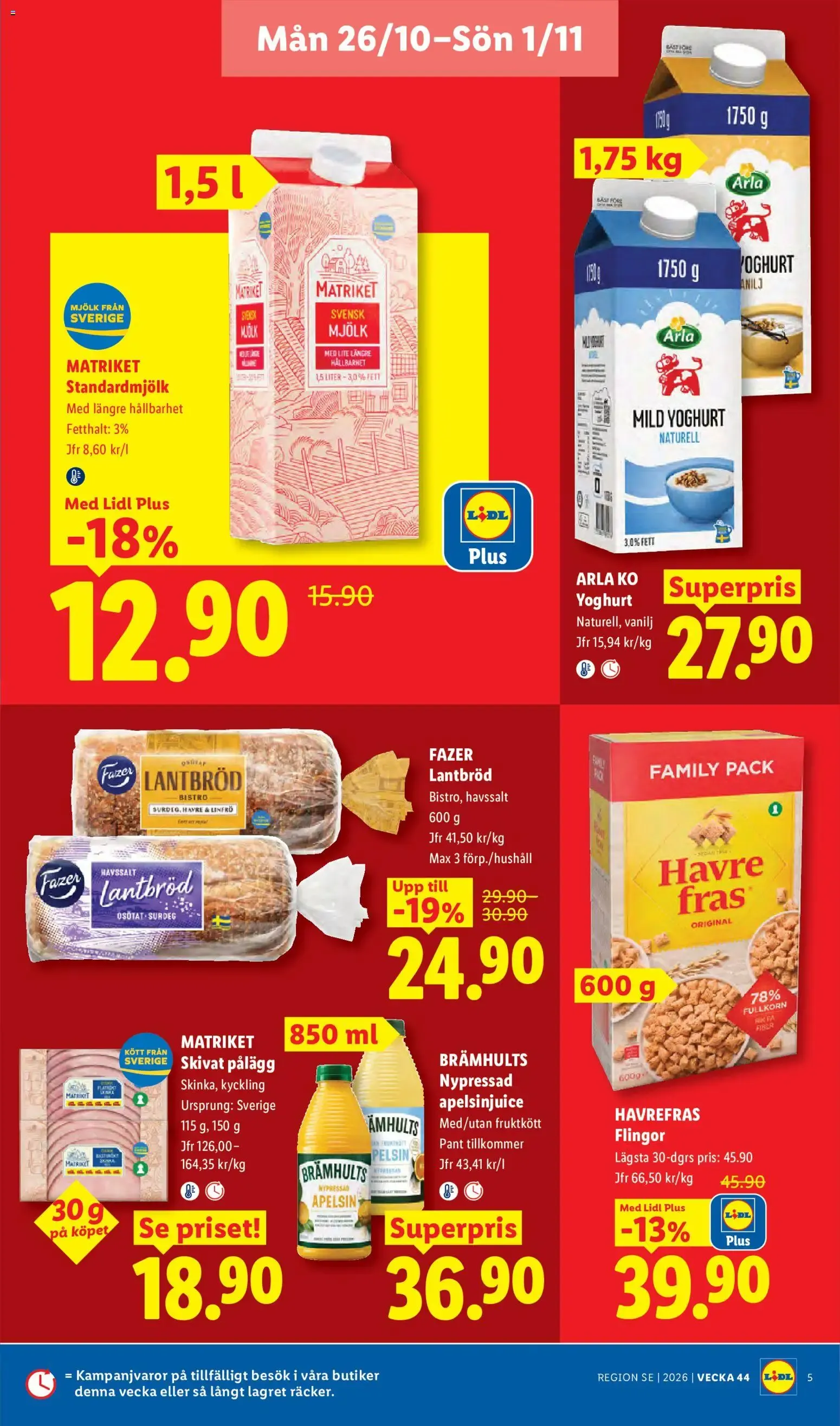 Lidl Veckans erbjudanden från 26 oktober till 1 november 2026 - Reklamblad sidor 5