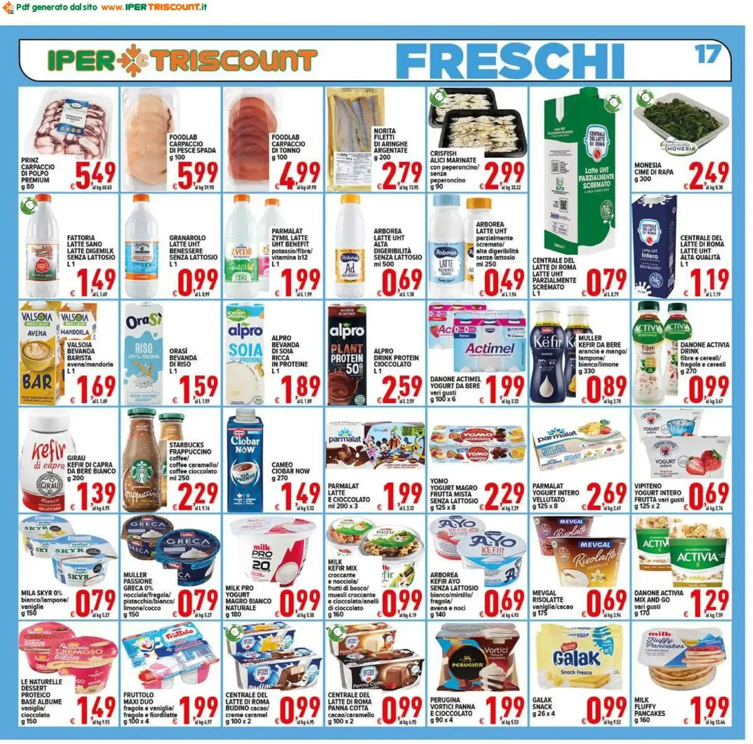 Ipertriscount volantino dal 14/10/2026 - online Offerte da 14 ottobre a 22 ottobre di 2026 - Pagina del volantino 17