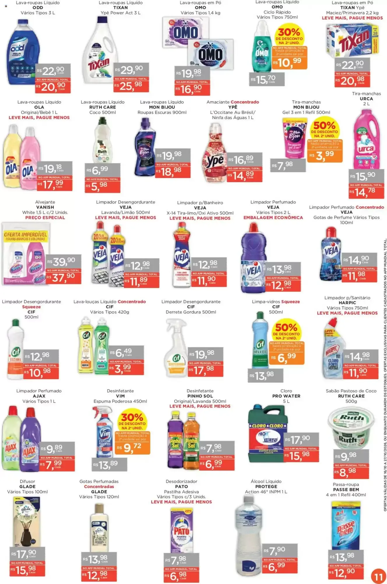 Encarte de Encarte Supermercados Mundial 16 de outubro até 27 de outubro 2026 - Pagina 11