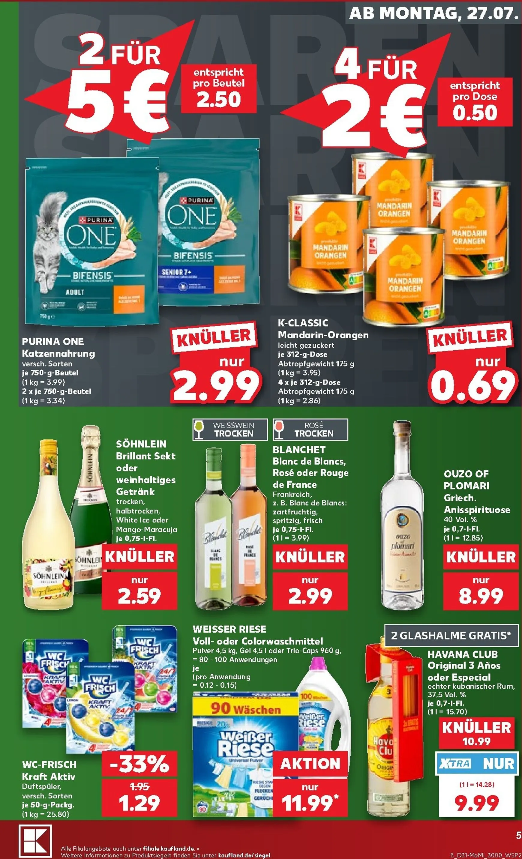 Kaufland: Richtig Sparen zum Wochenstart von 27. Juli bis 29. Juli 2026 - Prospekt seite 5