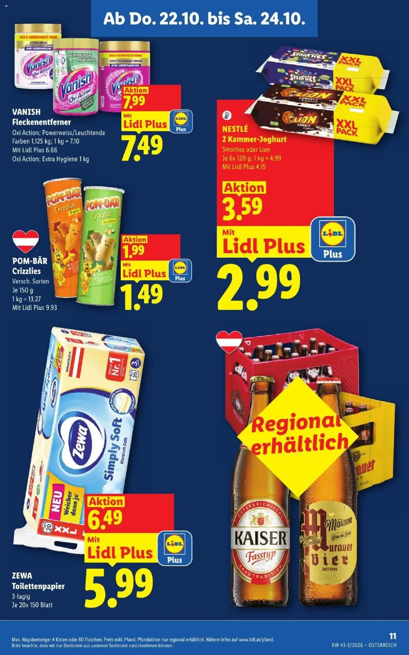Lidl Flugblatt ab 22.10.2026 - Angebote ab donnerstag von 22. Oktober bis 24. Oktober 2026 - Flugblätt seite  13