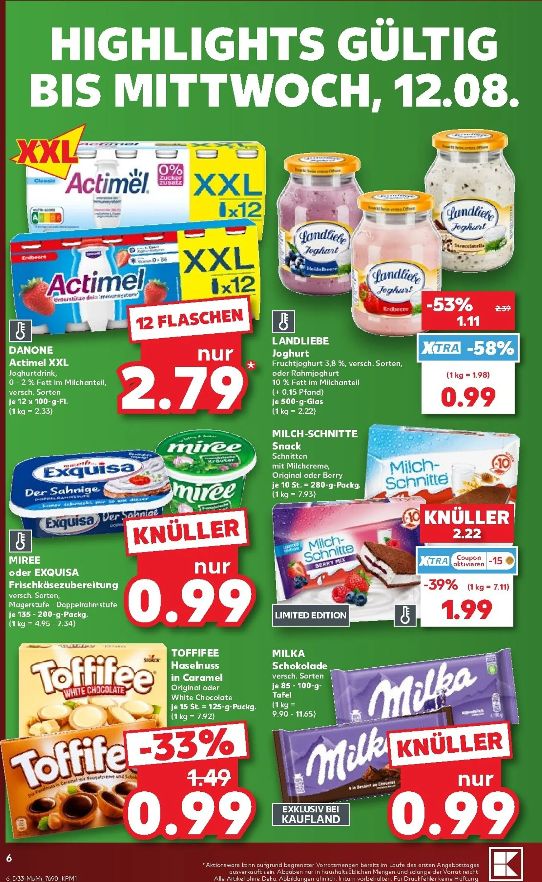 Kaufland - Richtig Sparen Prospekt nächste Woche – von Montag 10.08.2026 bis Mittwoch 12.08.2026 von 10. August bis 12. August 2026 - Prospekt seite 6