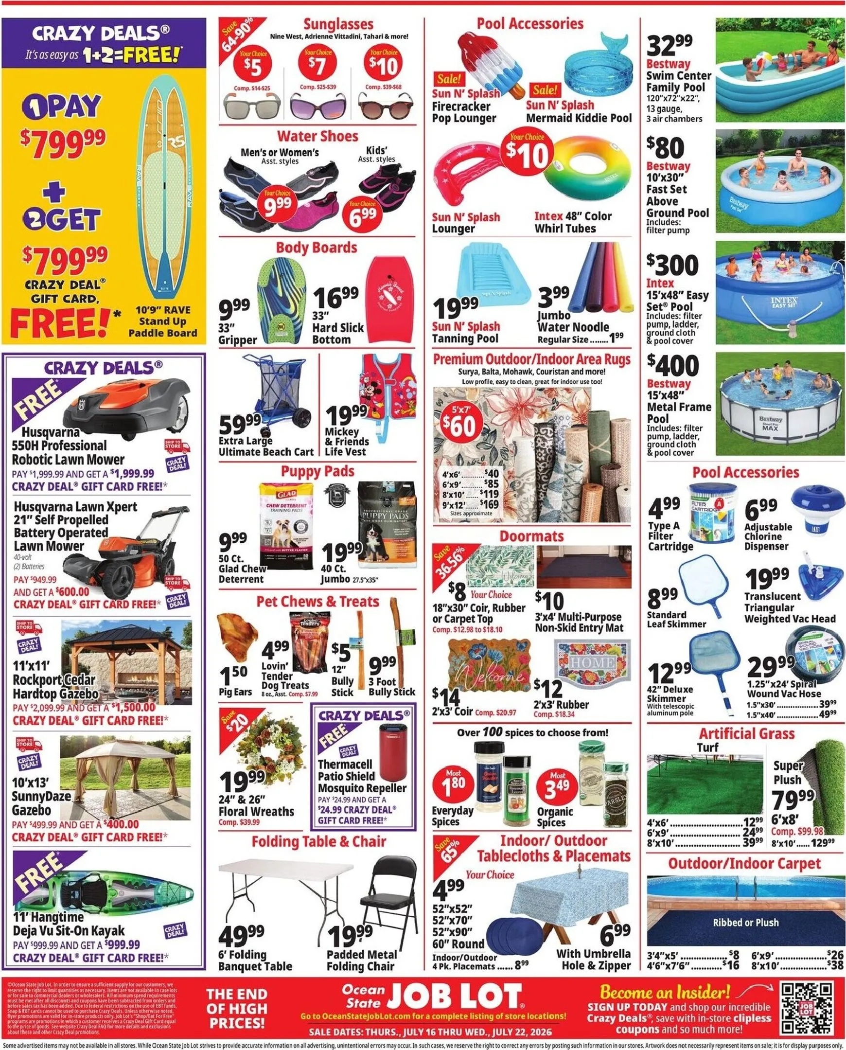 Weekly ad Current Ocean State Job Lot leaflet valid from Thursday 07/16/2026 to Wednesday 07/22/2026 from July 16 to July 22 2026 - Page 2