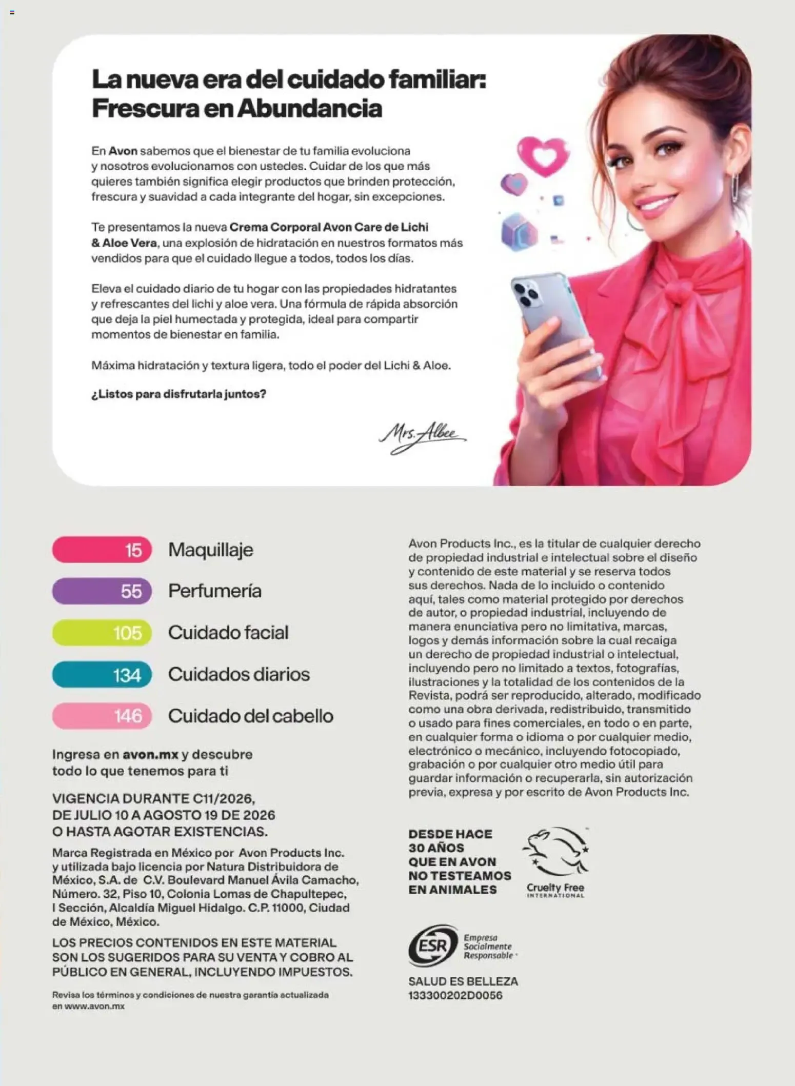 Catálogo de Avon Ciclo 11/2026 10 de julio al 19 de agosto 2026 - Pagina 13
