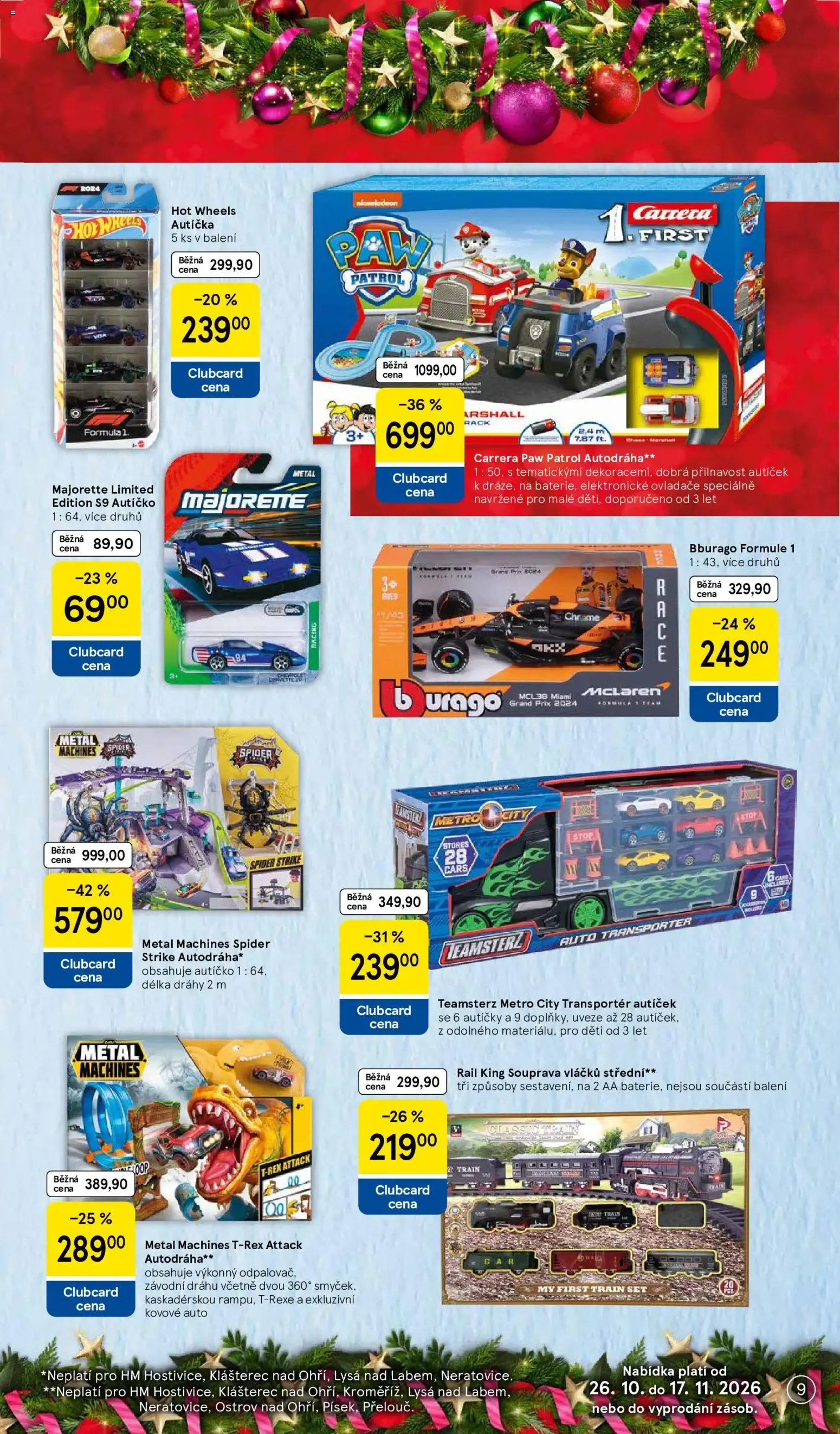 TESCO Vánoční katalog hraček - 26. října 17. listopadu 2026 - Page 9