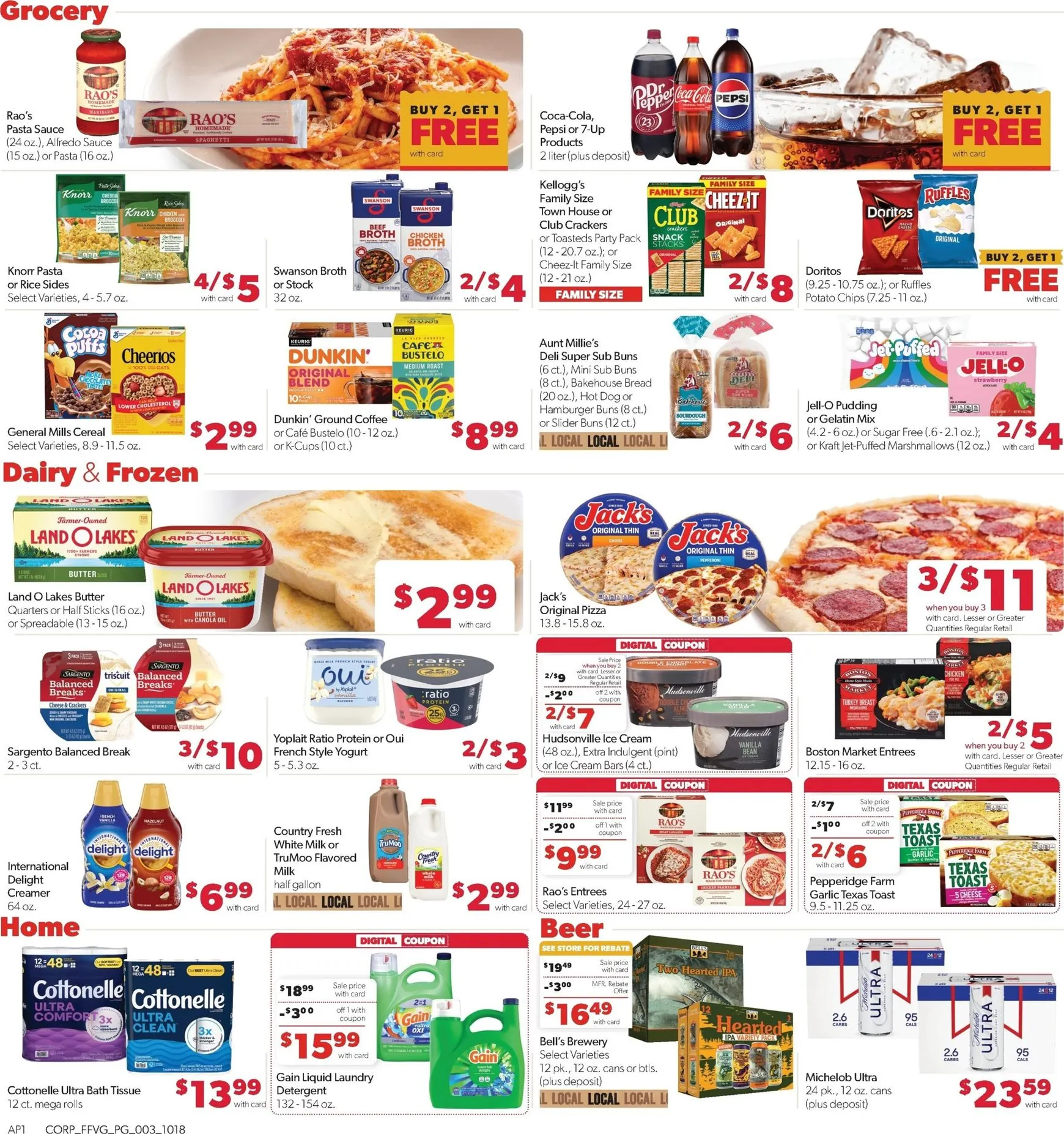 Weekly promotion Current Family Fare leaflet valid from Sunday 10/18/2026 to Saturday 10/24/2026 spanning from October 18 to October 24 2026 - Page 3 for Catalogue 365